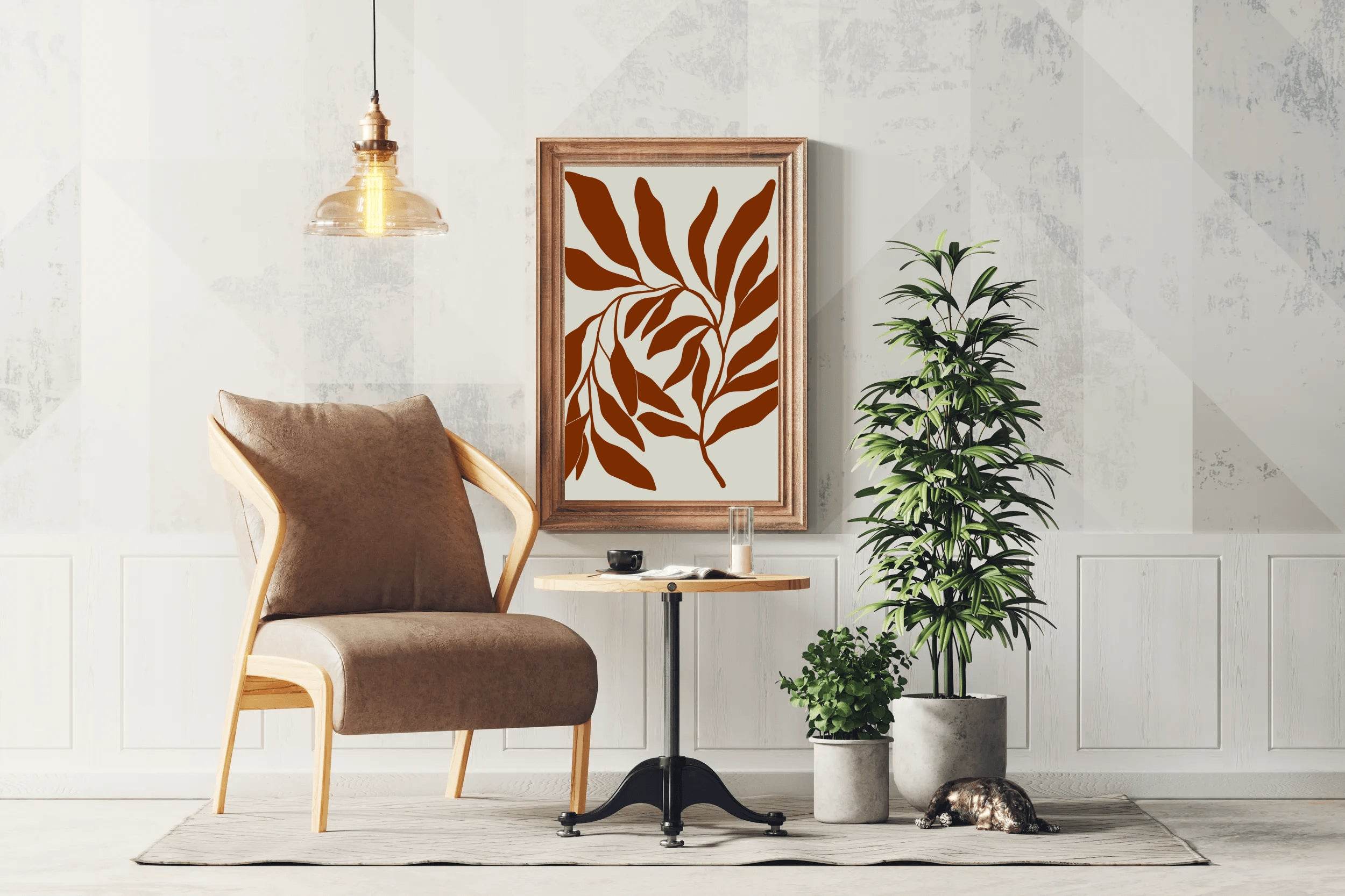 Octopus Leaves Wall Art - beink online art store