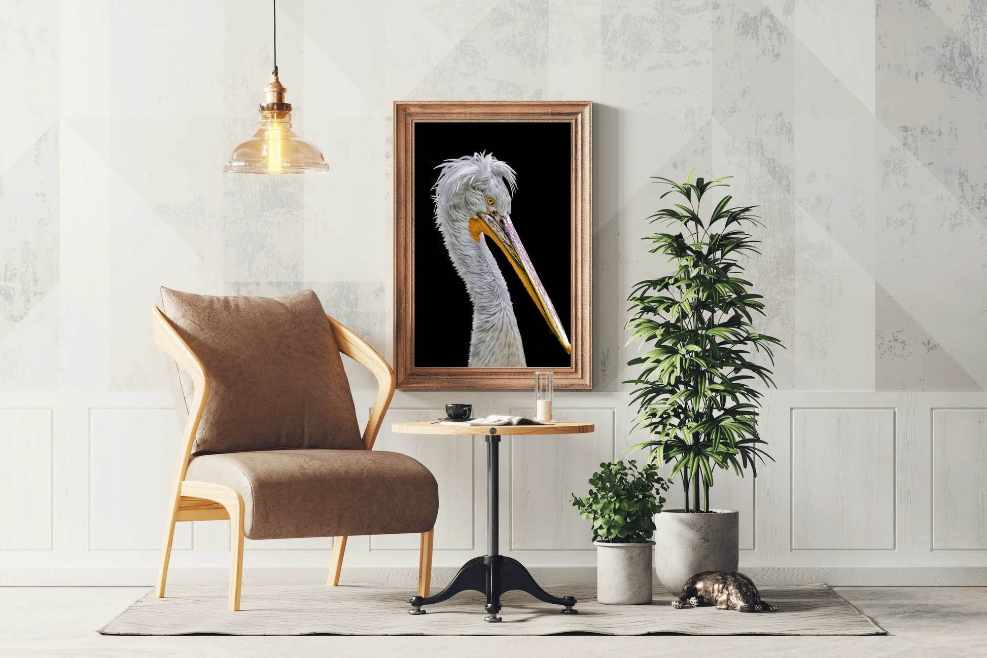 Picture of White Dalmatian Pelican - beink online art store