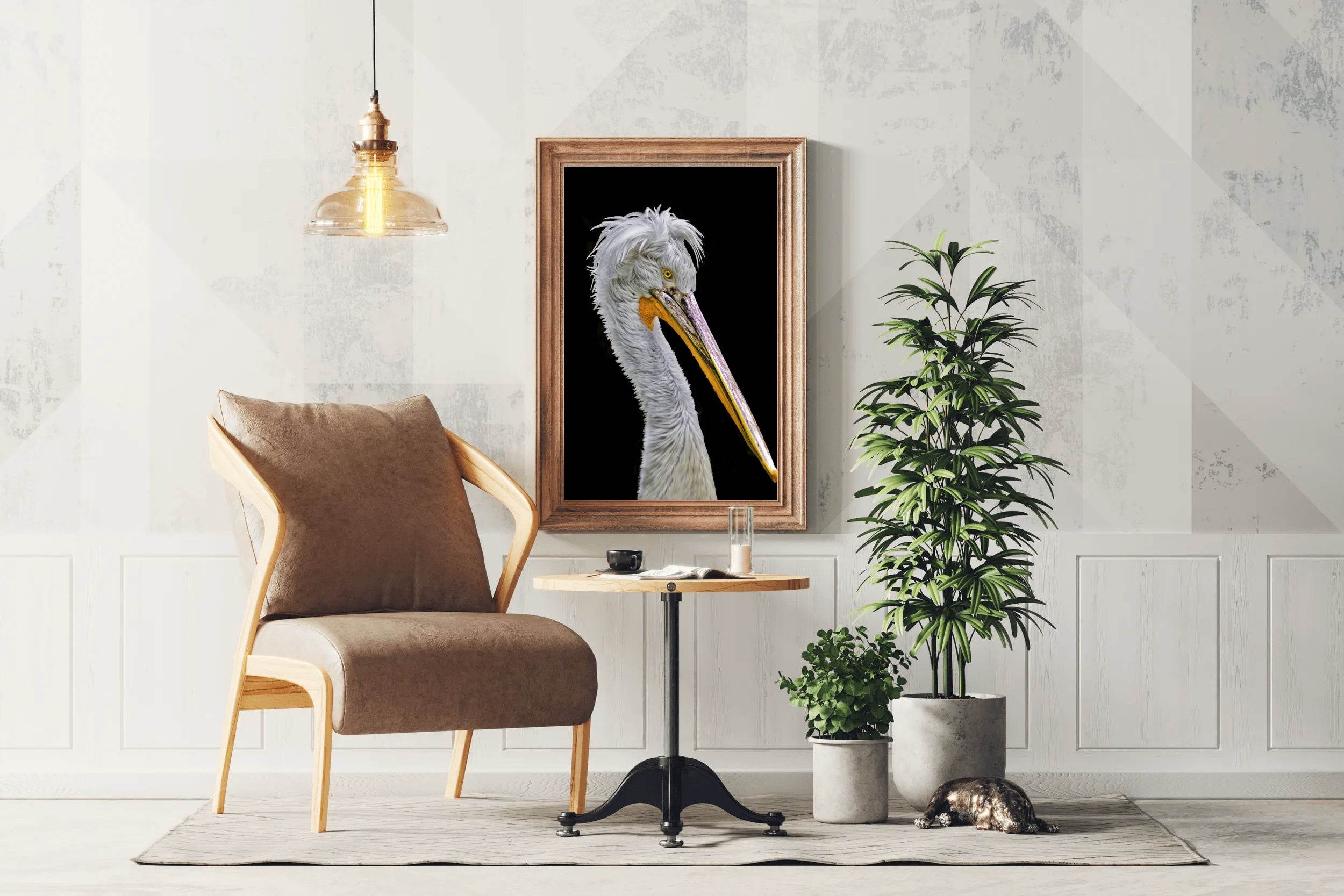 Picture of White Dalmatian Pelican - beink online art store