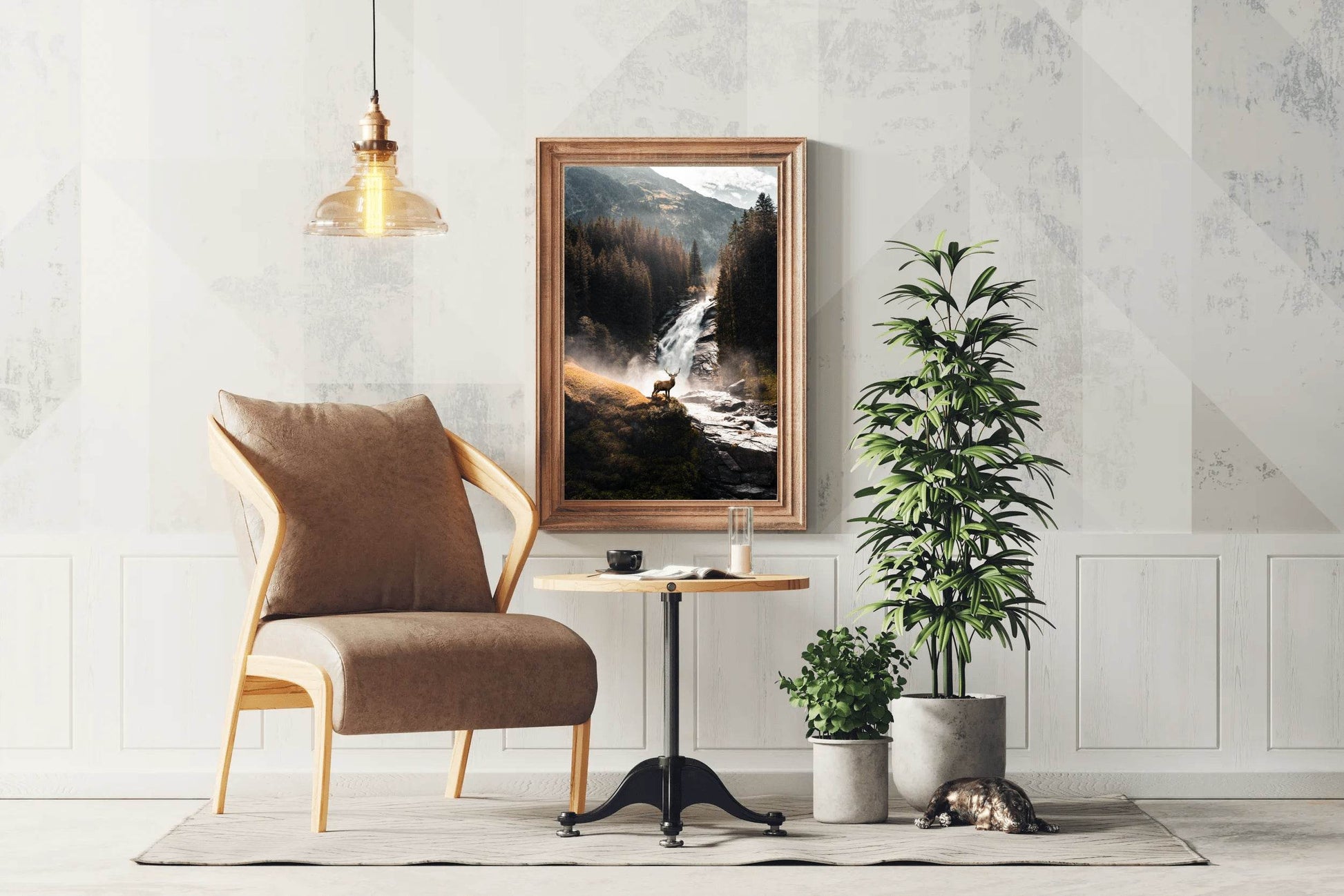 Scottish Red Deer Animal Wall Art - beink online art store