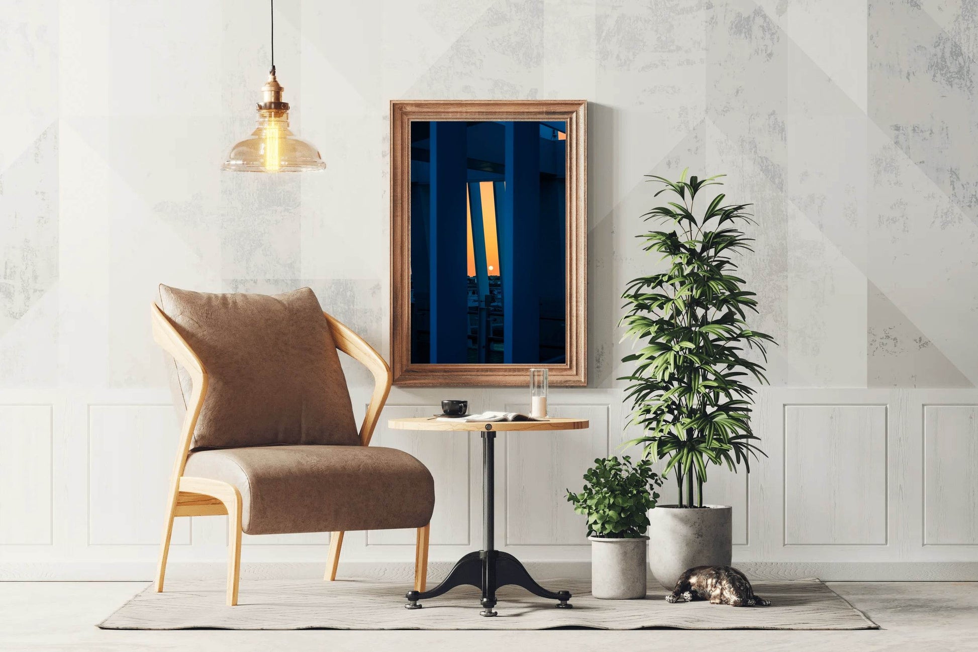 A Sneaking Sunset Wall Art - beink online art store