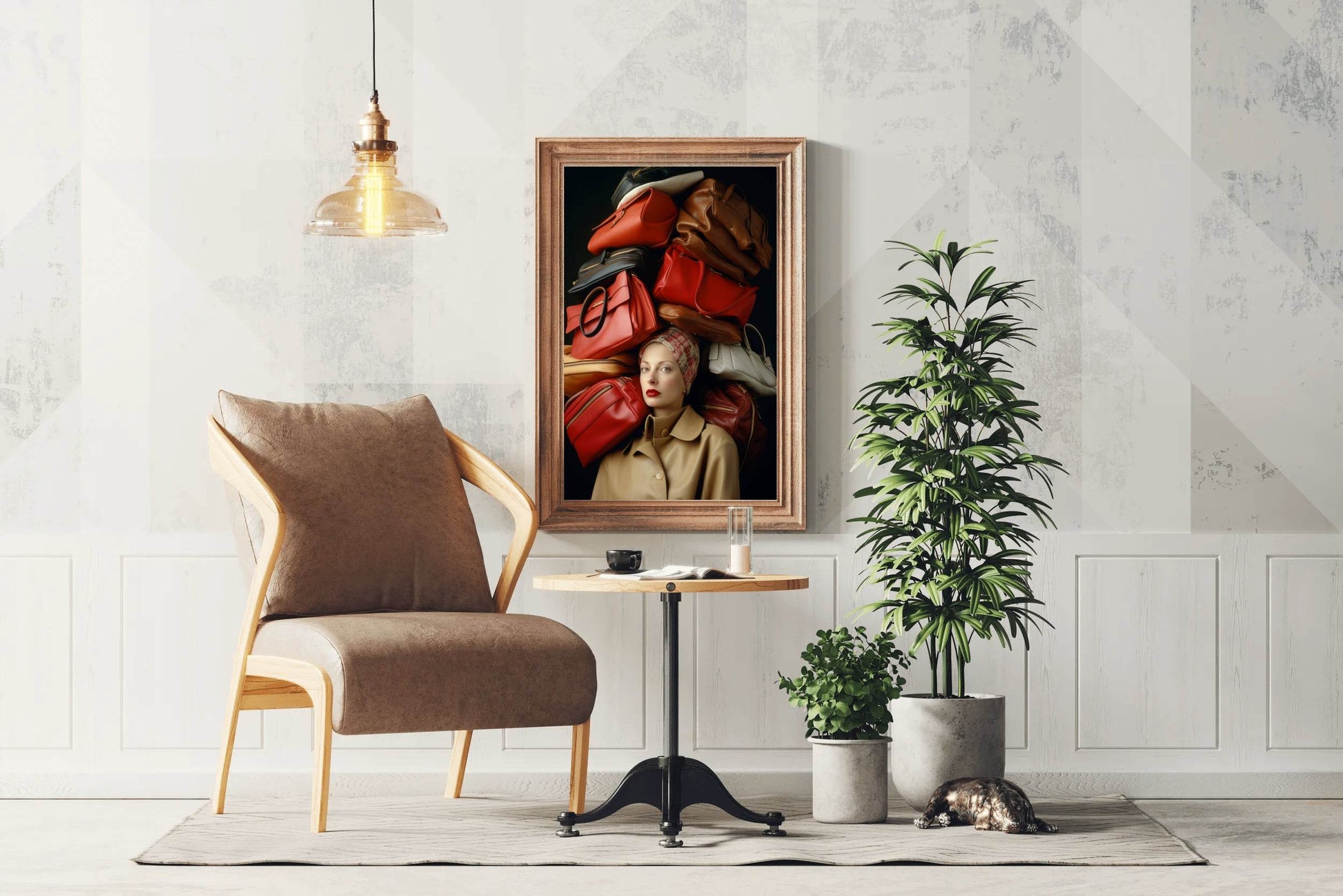 Popular Leather Bags For Women Wall Art - beink online art store