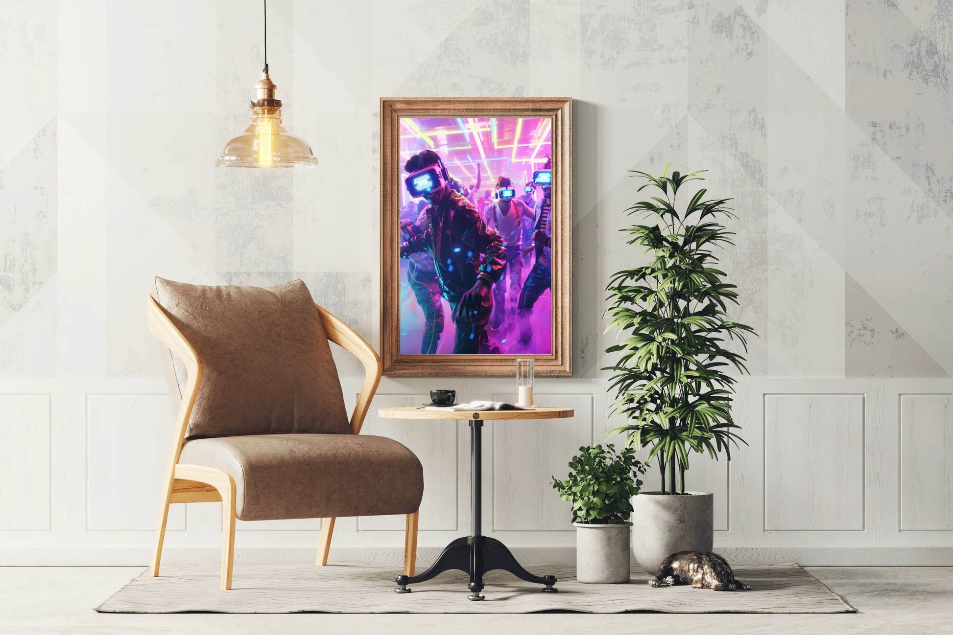 Disco With VR Wall Art - beink online art store