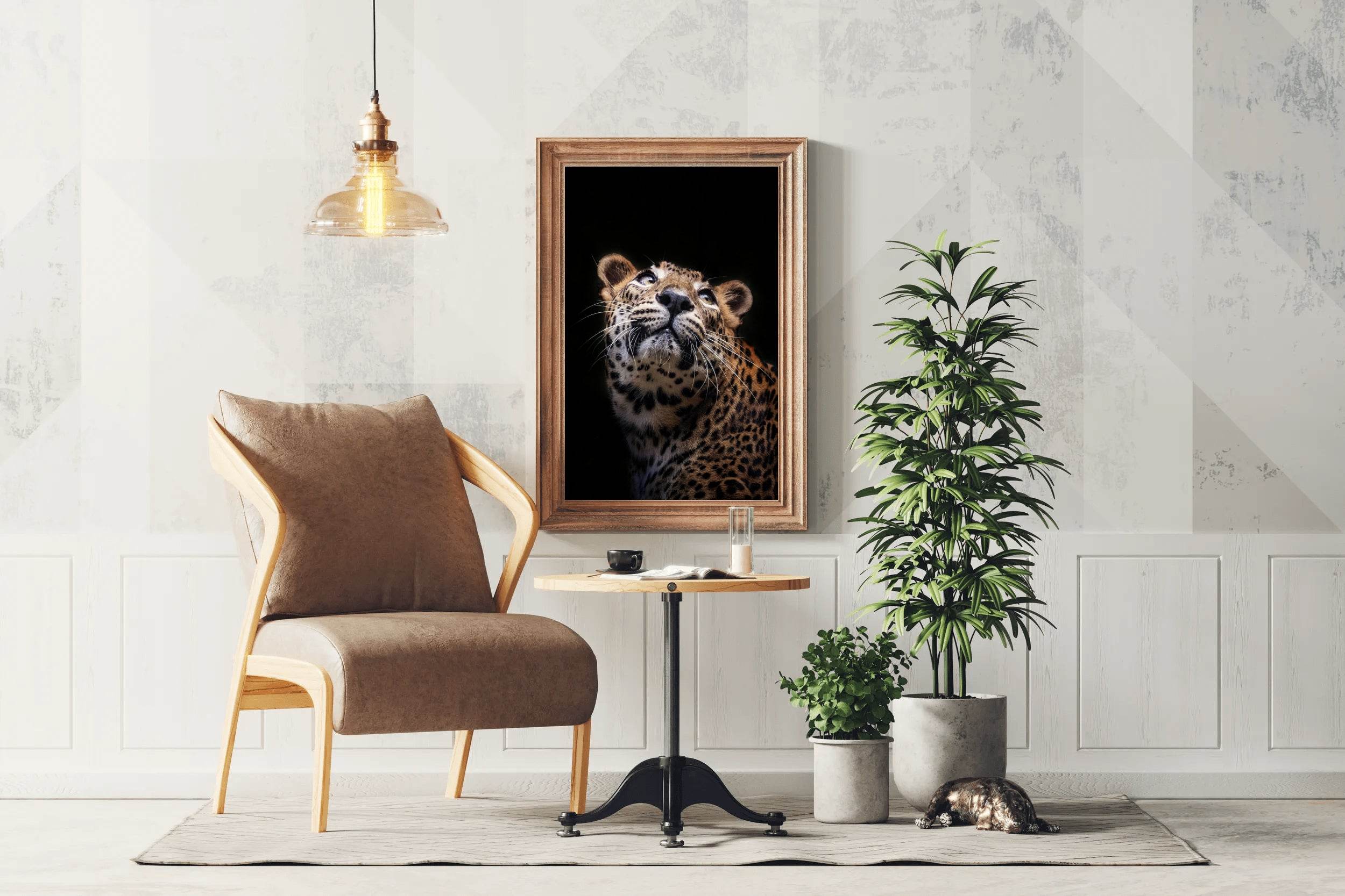 Sri Lankan Leopard Animal Wall Art - beink online art store