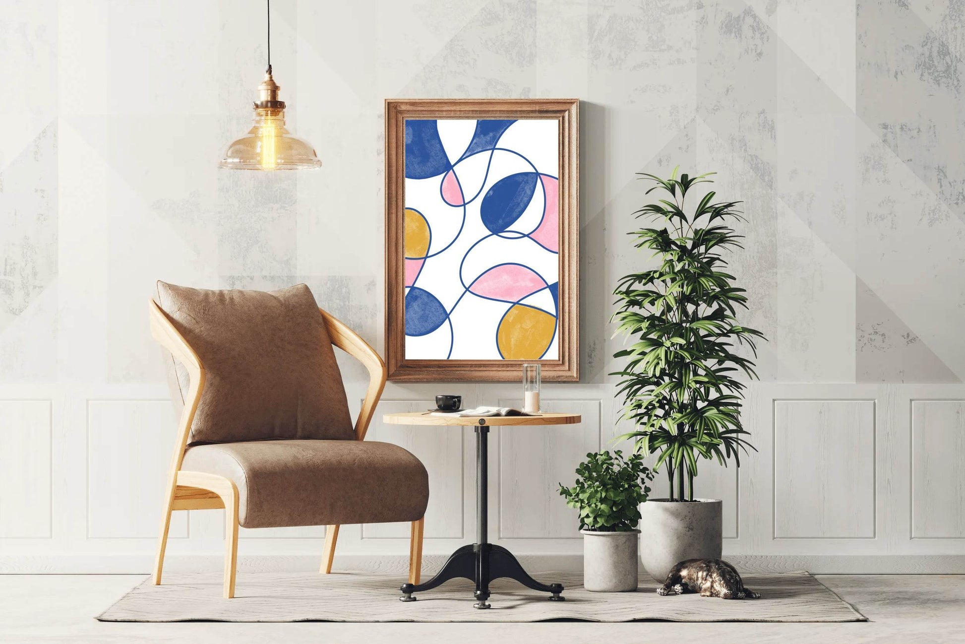 Colorful Lines Poster Wall Art - beink online art store