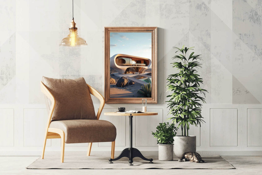 Modern Organic Architecture Wall Art - beink online art store