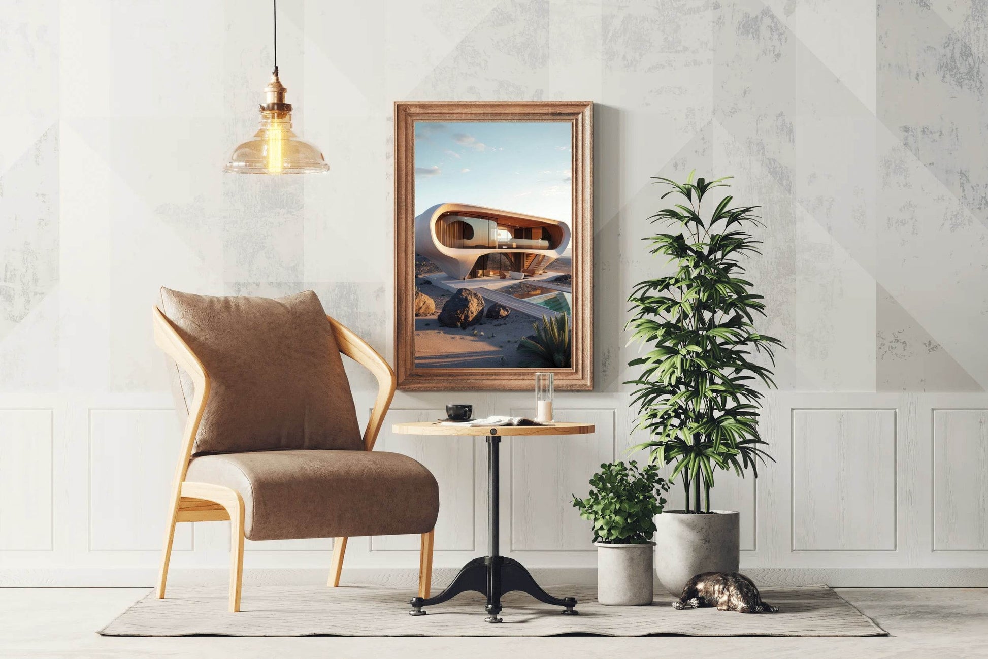 Modern Organic Architecture Wall Art - beink online art store