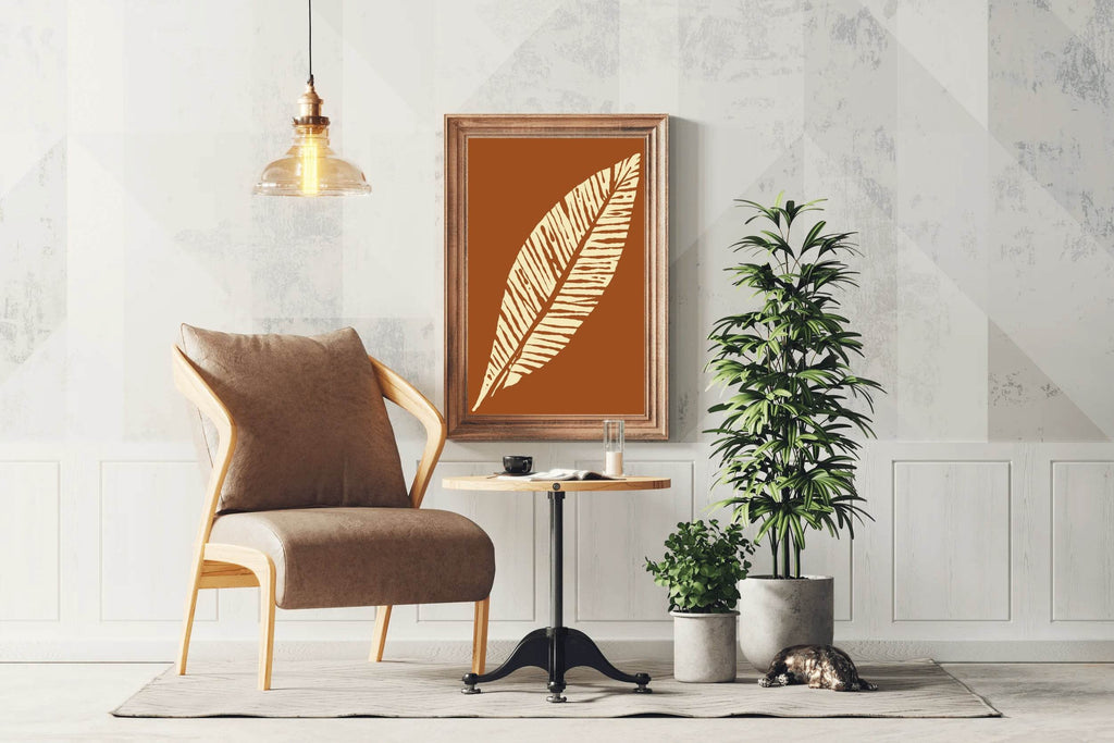 Fossils of Broad Leaved Plants Wall Art - beink online art store