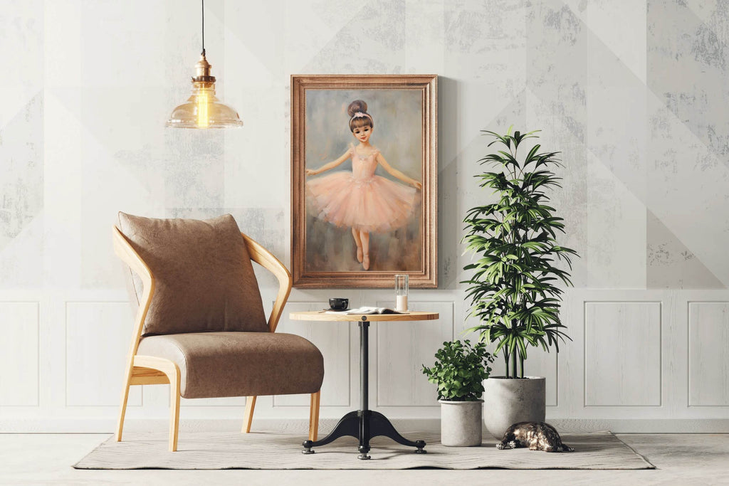 Grace in Pink The Young Ballerina Wall Art - beink online art store