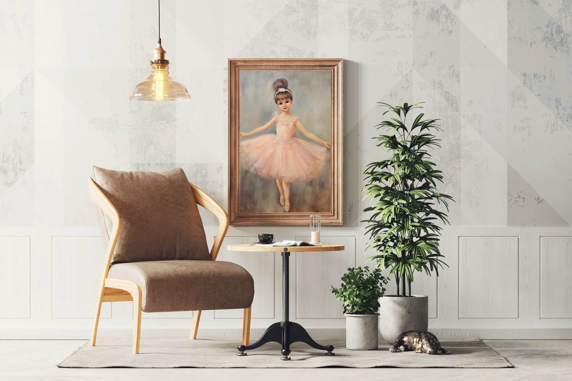 Grace in Pink The Young Ballerina Wall Art - beink online art store