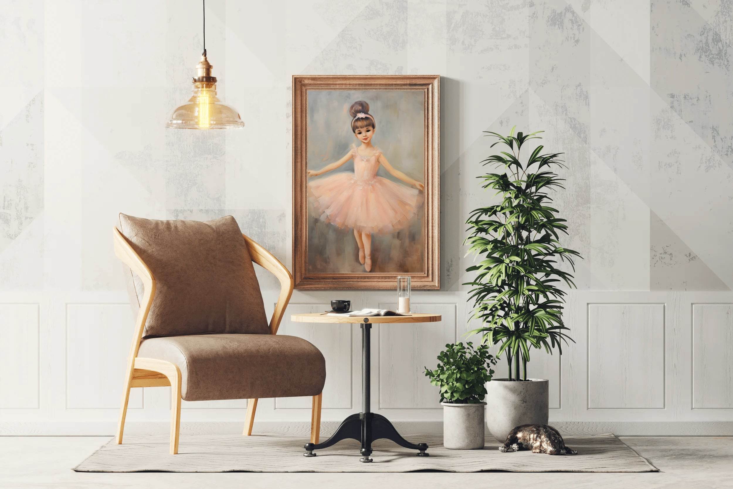 Grace in Pink The Young Ballerina Wall Art - beink online art store
