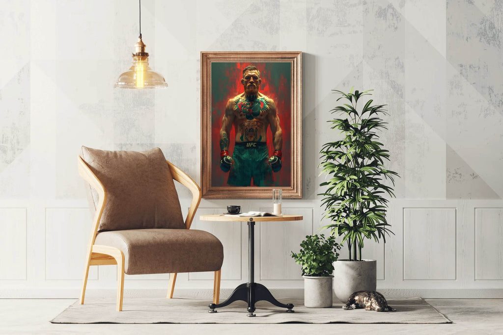 Master Flame Sports Aesthetic Wall Art Poster for Living Room, Home & Wall Decor | McGregor - beink online art store