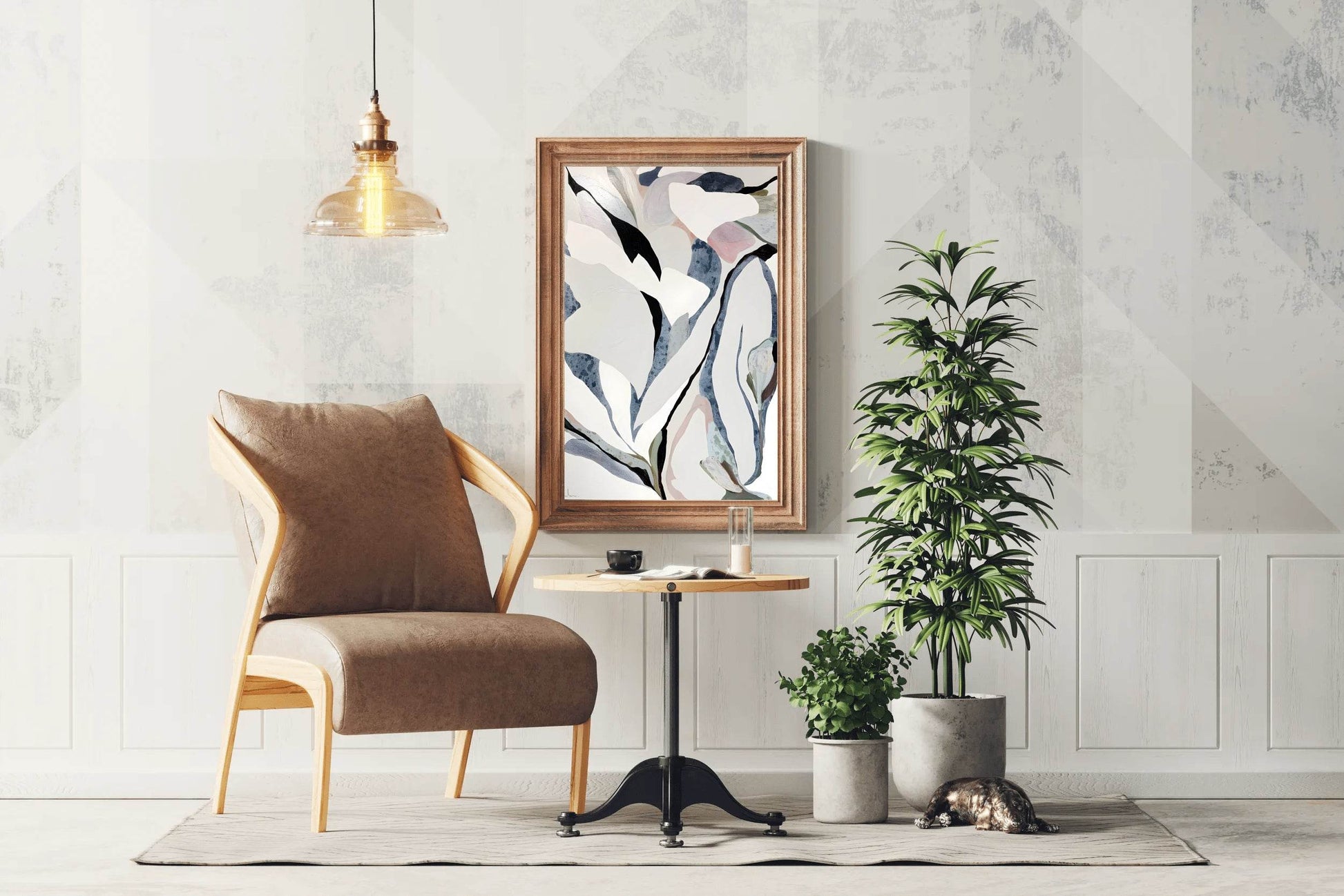 Serene Serenity- Floating Organic Shapes Wall Art - beink online art store