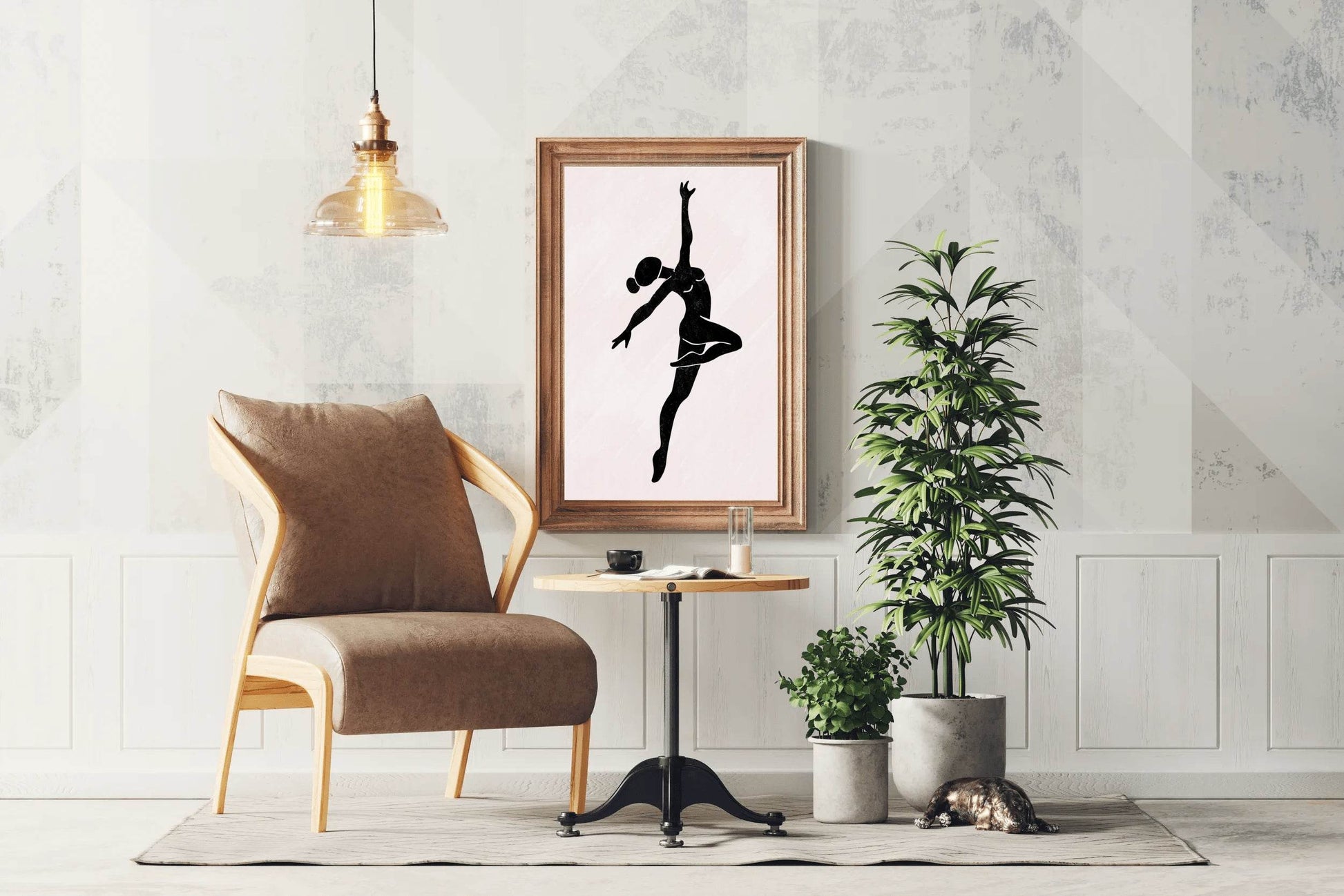 Black and White Dance Wall Art - beink online art store