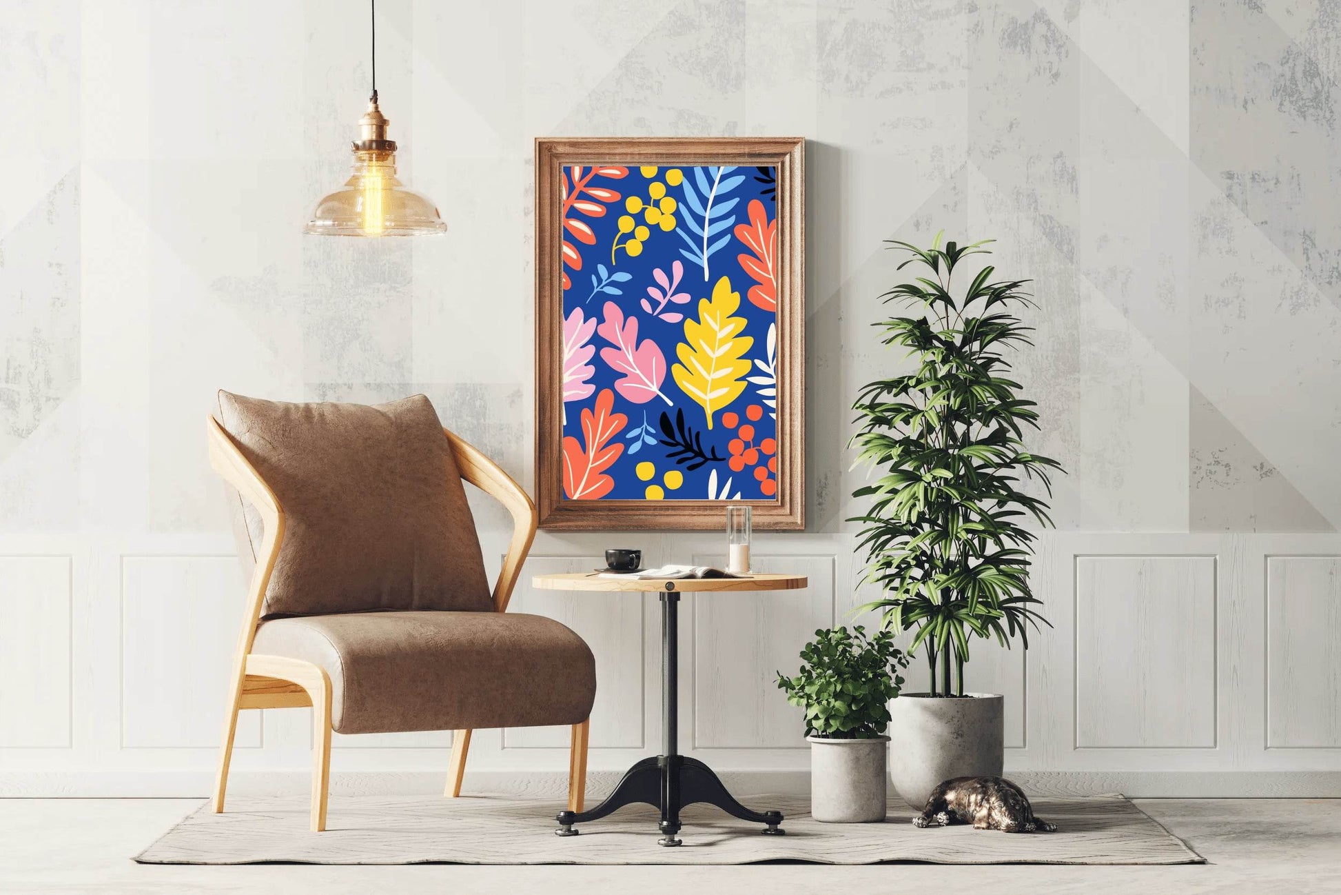 Different Colorful Leaves Wall Art - beink online art store