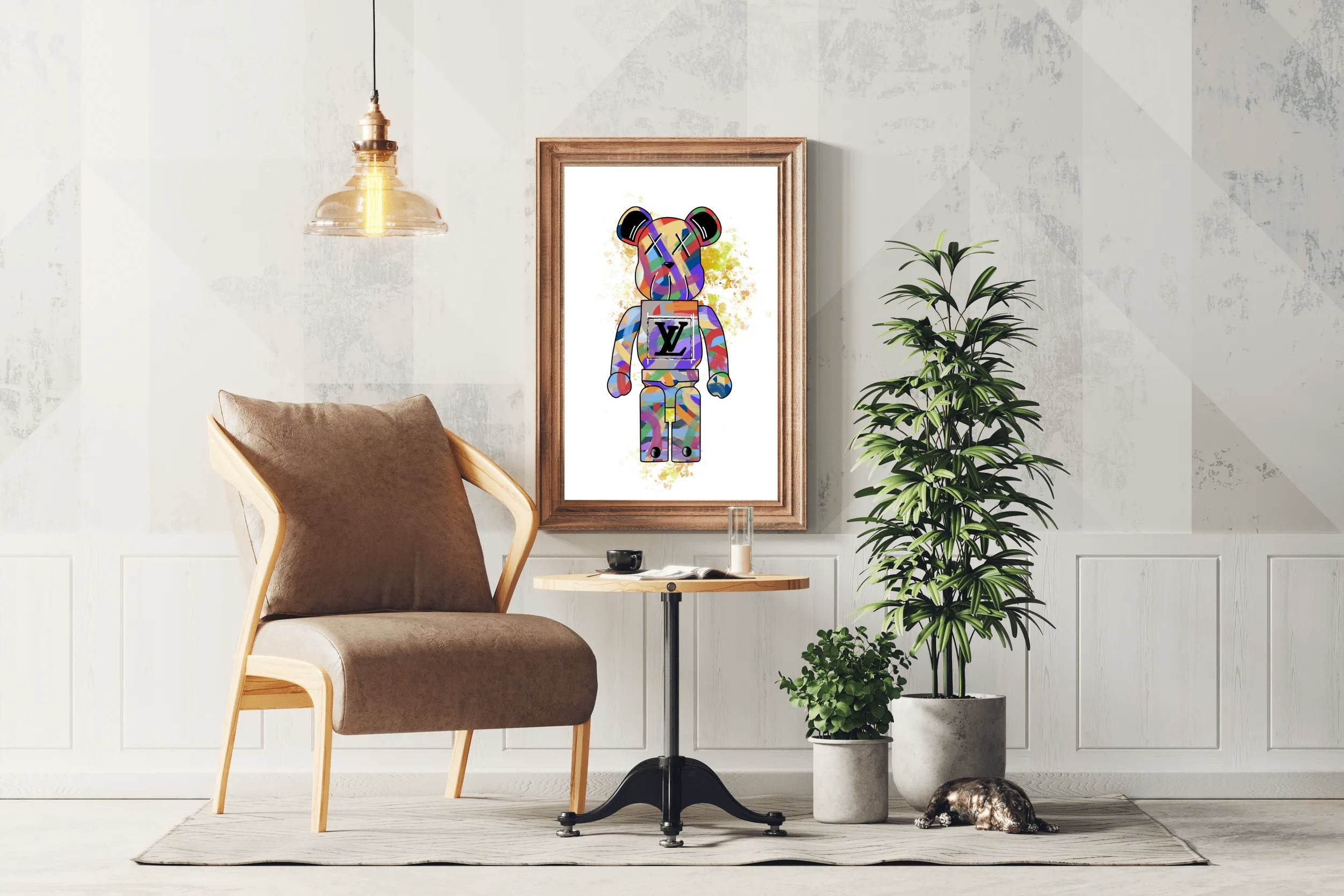 Kaws LV X Supreme Collection Wall Art - beink online art store