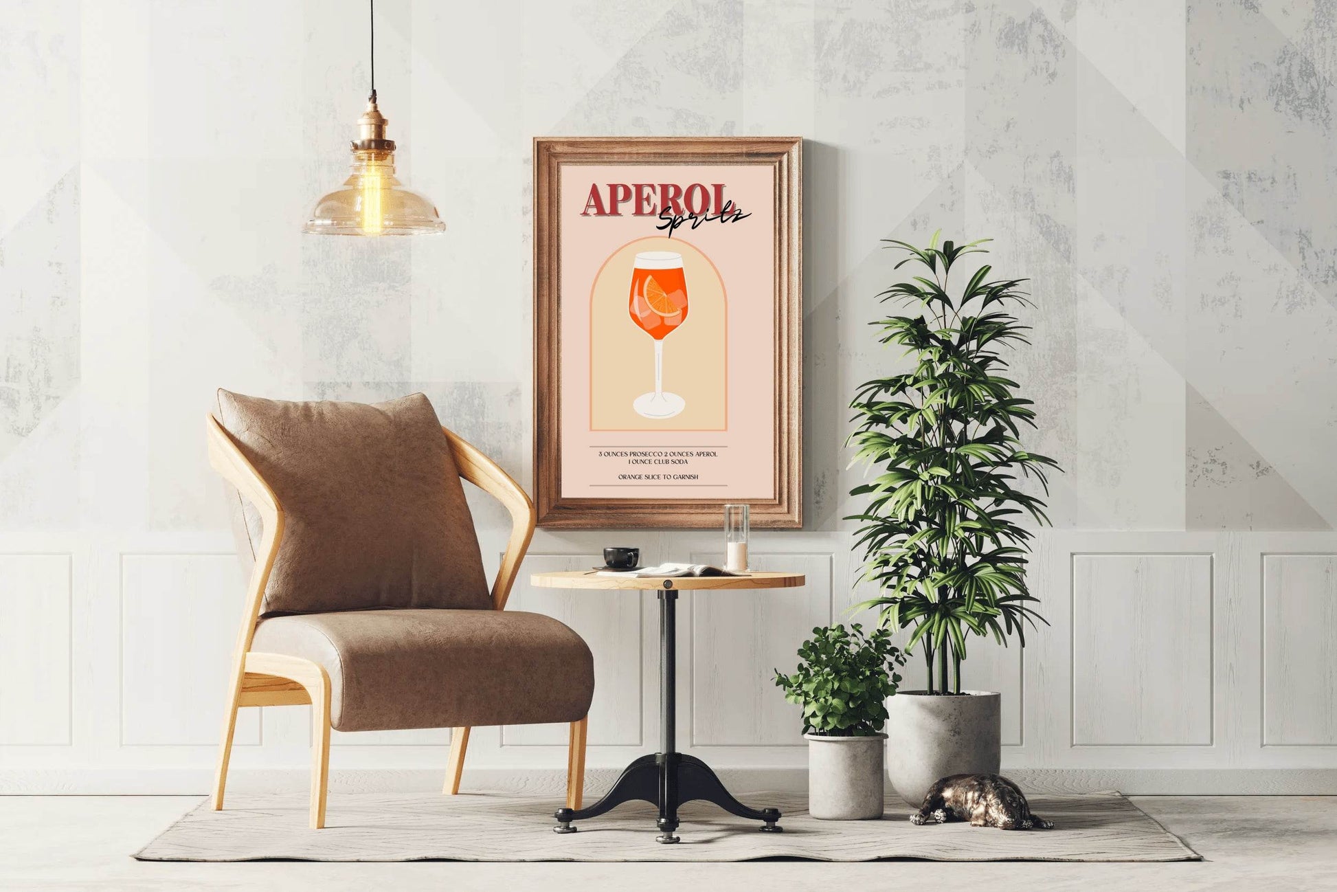 Ice and Orange Cocktail Wall Art - beink online art store