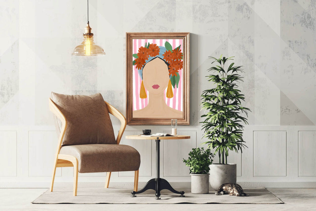Painting A Woman Without A Face Wall Art - beink online art store