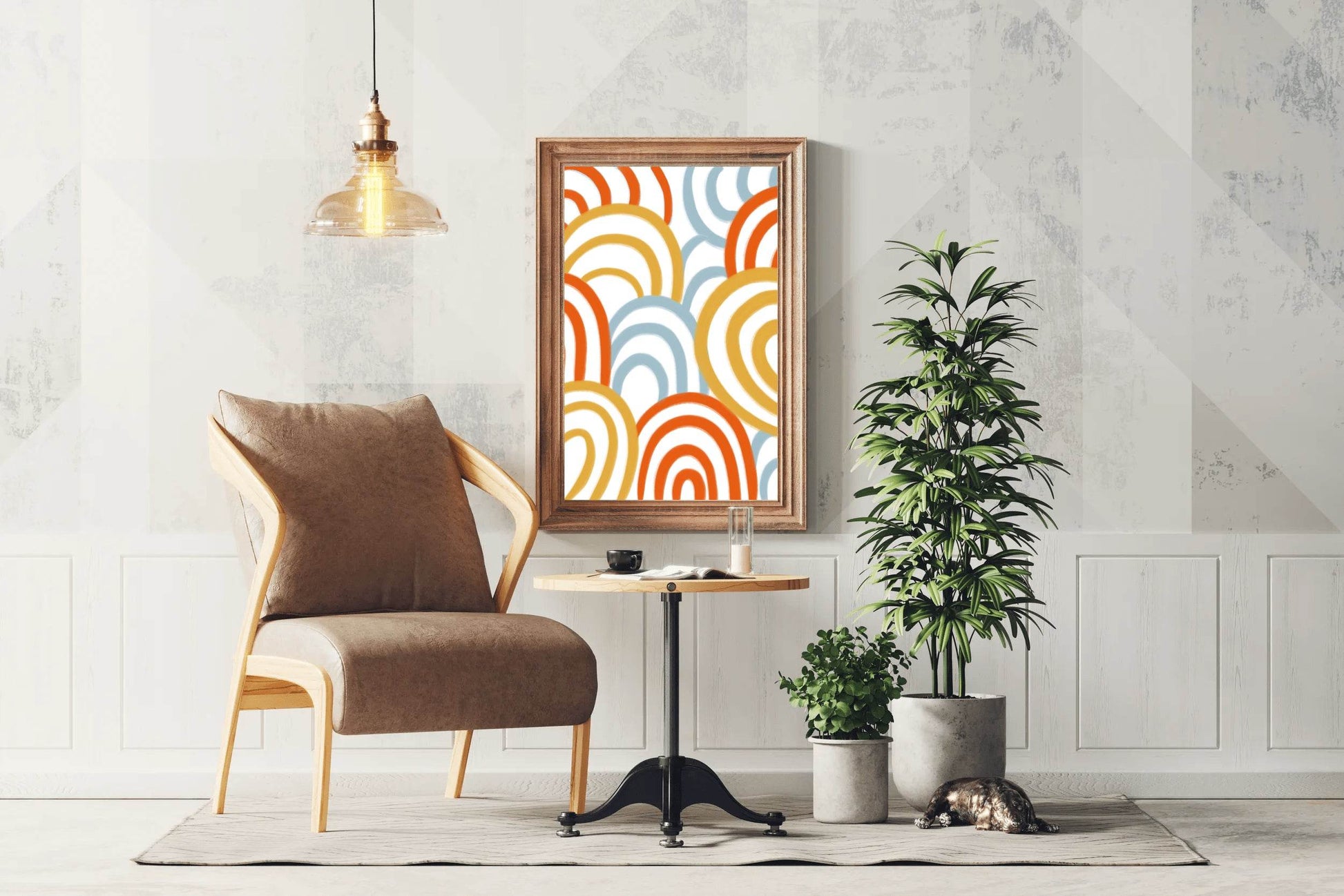 Colored Circles Wall Art - beink online art store
