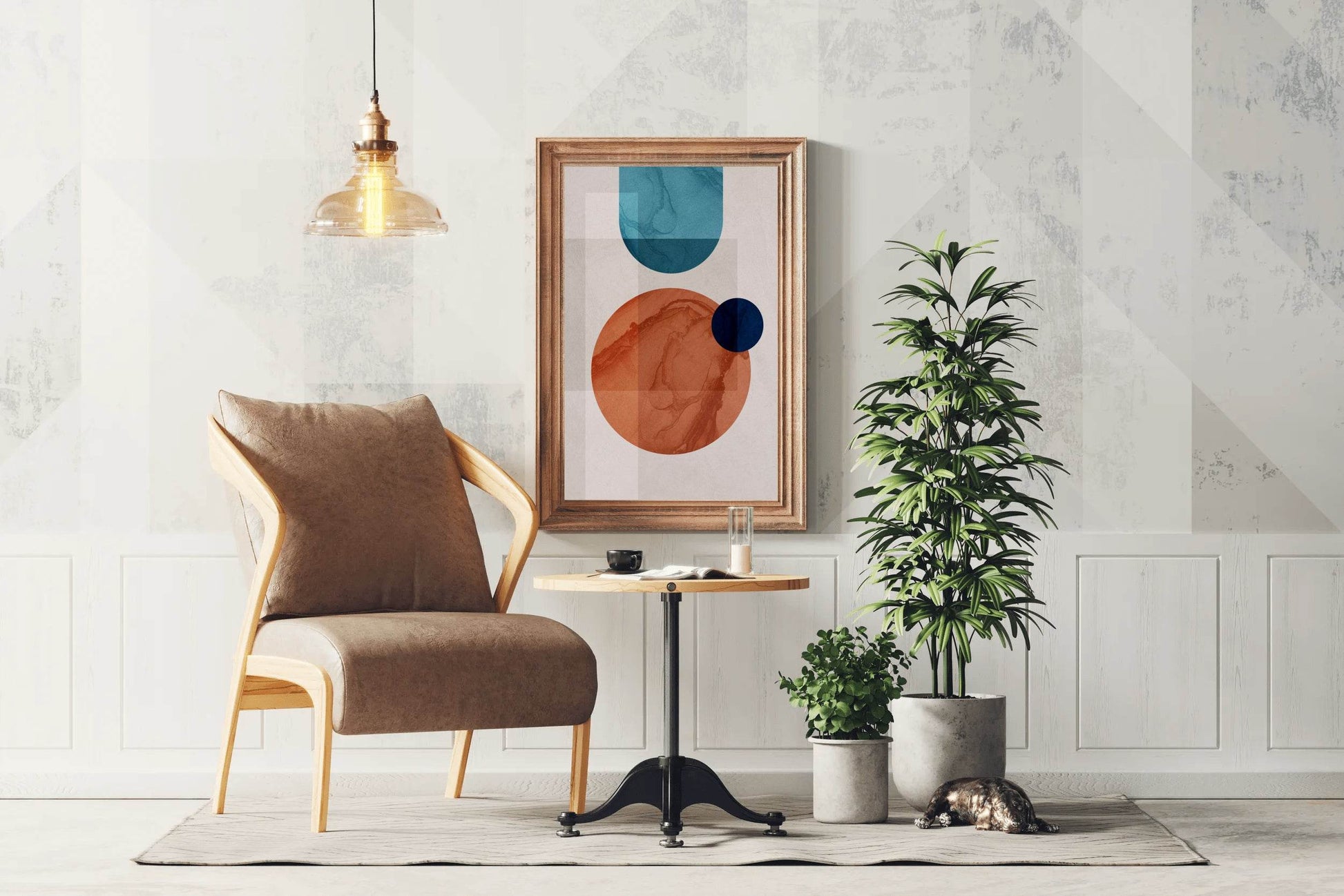 Creative Geomtric Shape Abstract Wall Art - beink online art store