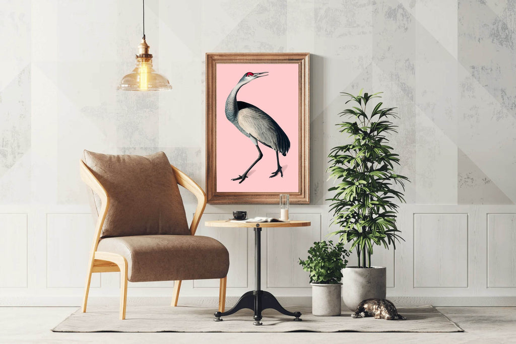 Florida Sandhill Crane Wall Art - beink online art store