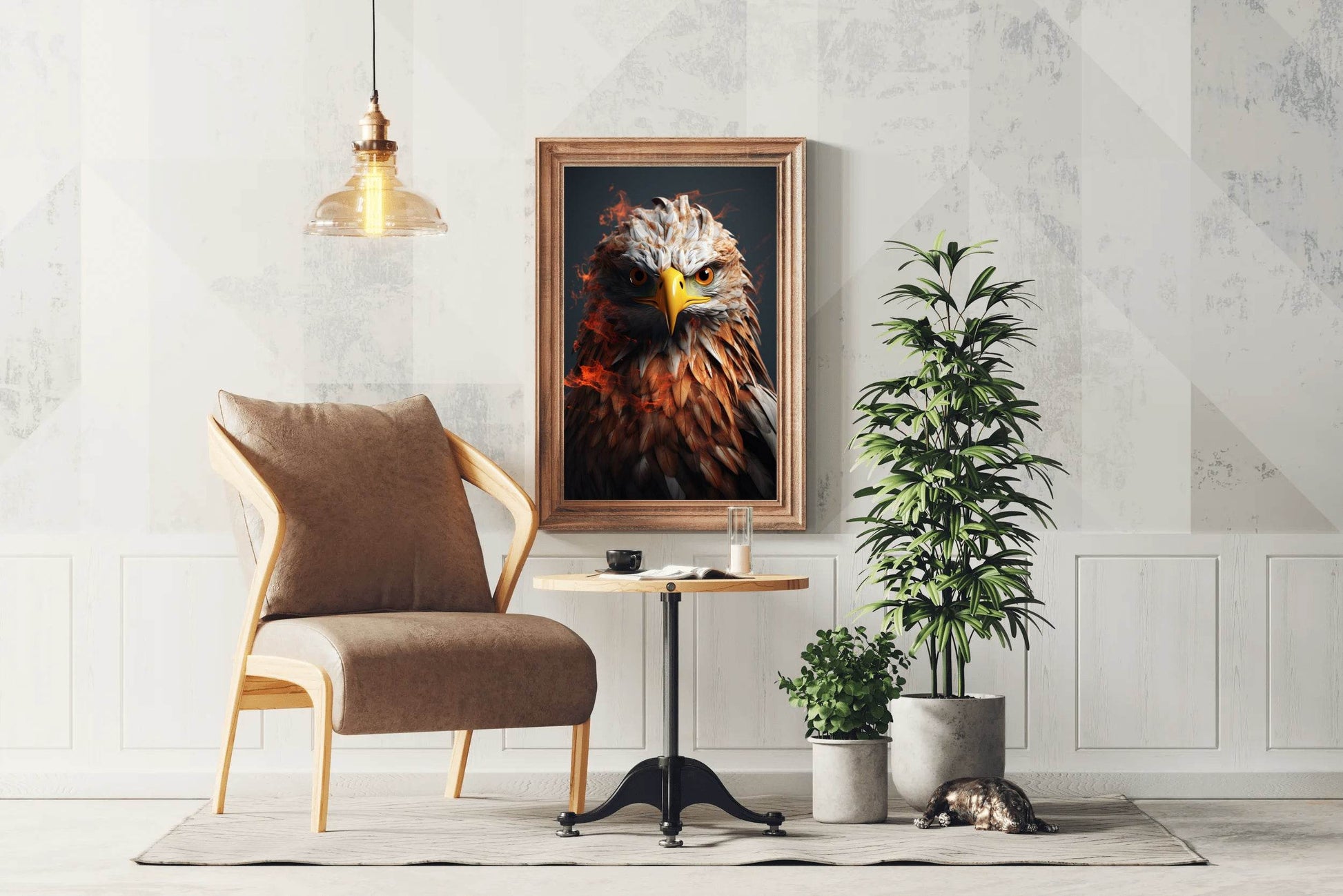 3D Eagle Painting Bird Wall Art - beink online art store
