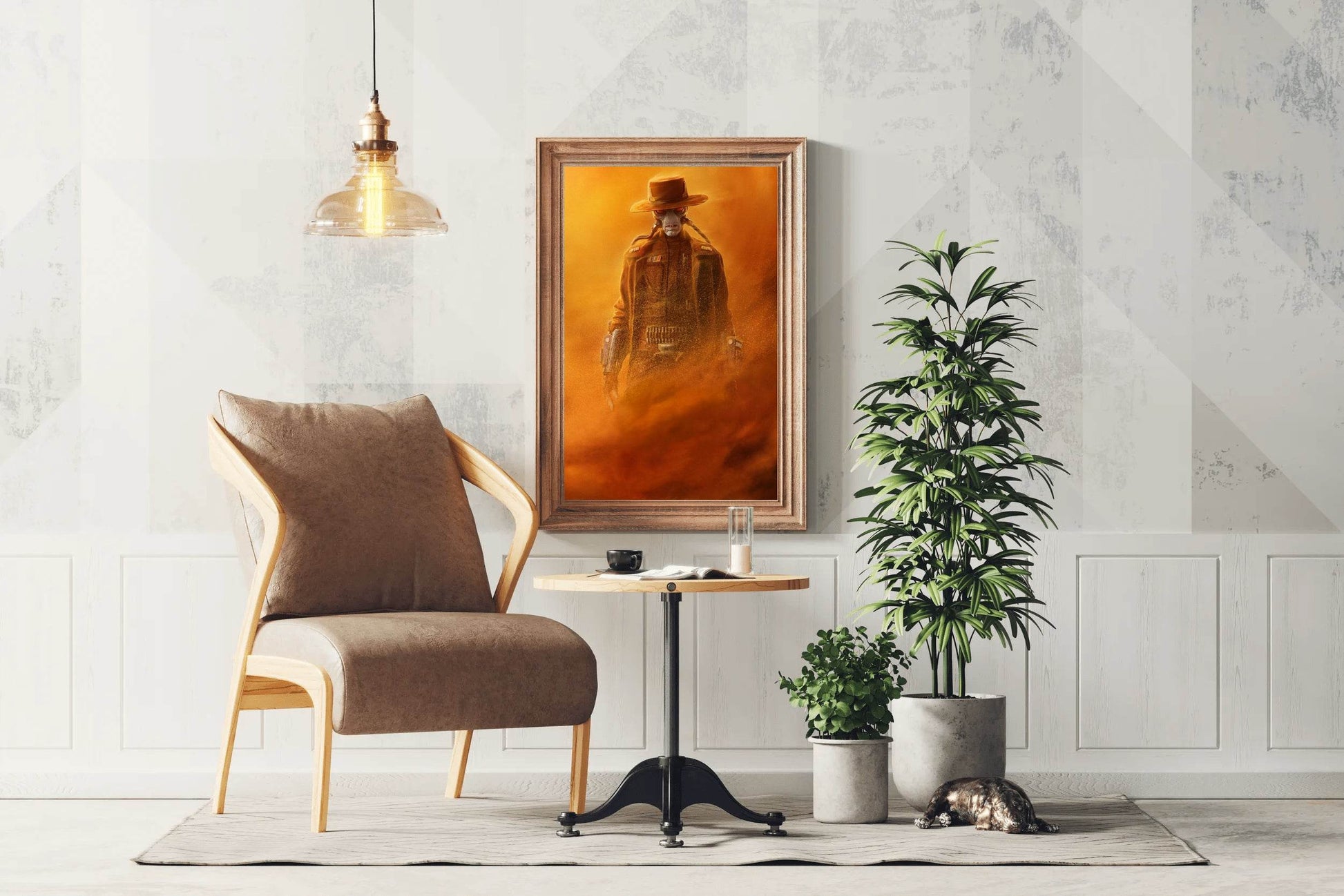 Cad Bane in Sand Storm Wall Art - beink online art store