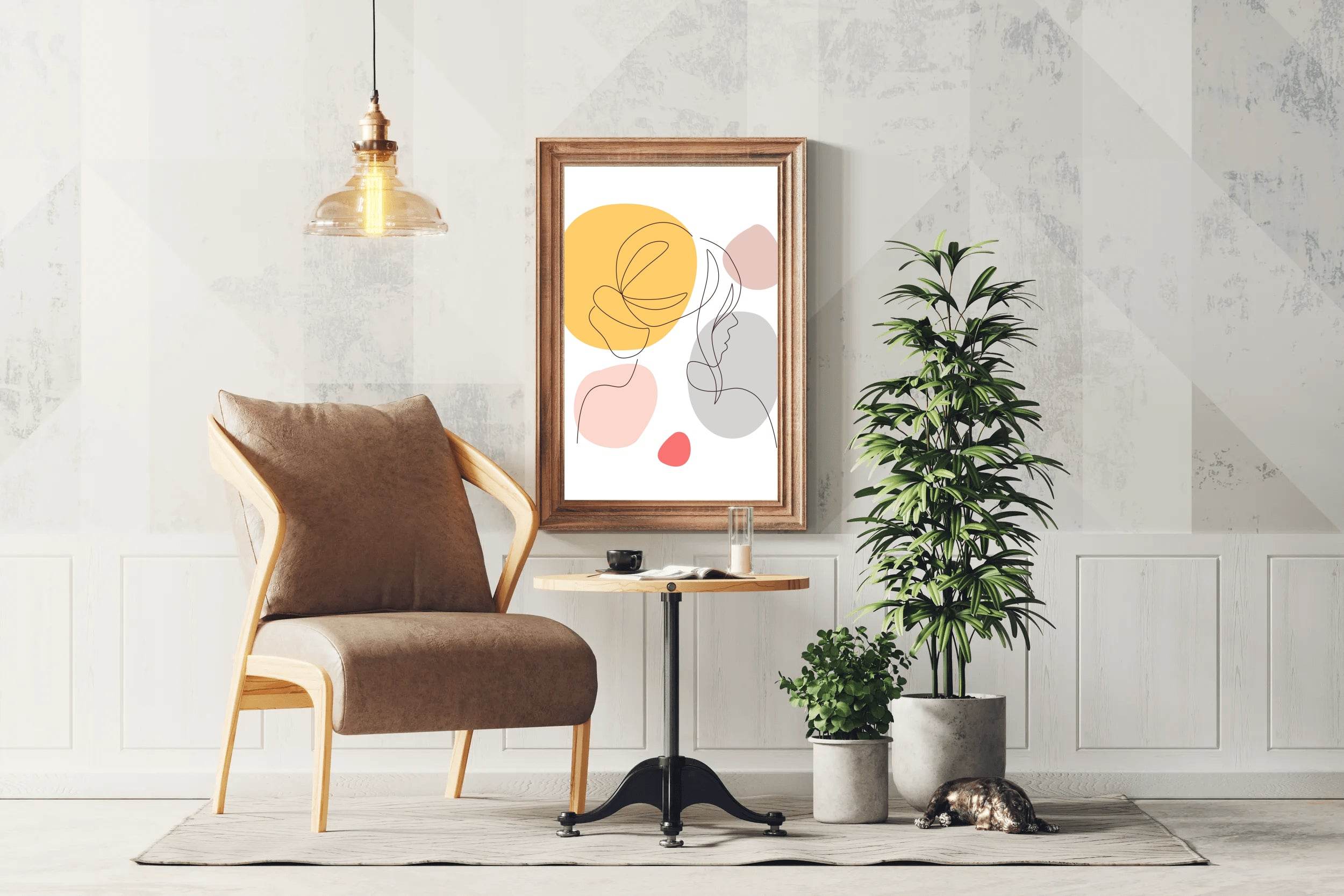 Minimal Female Design Wall Art - beink online art store