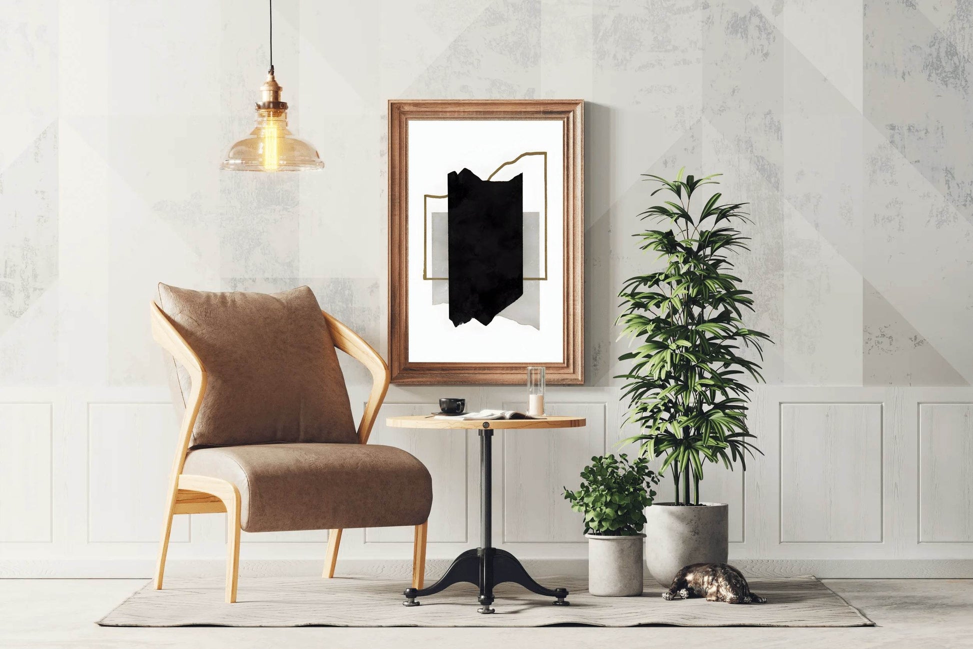 Black Framed Fragment Wall Art - beink online art store
