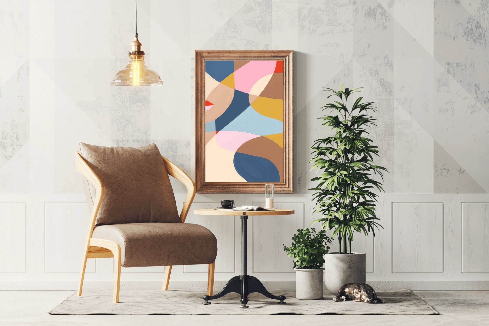 Abstract Colorful Wallpaper Wall Art - beink online art store