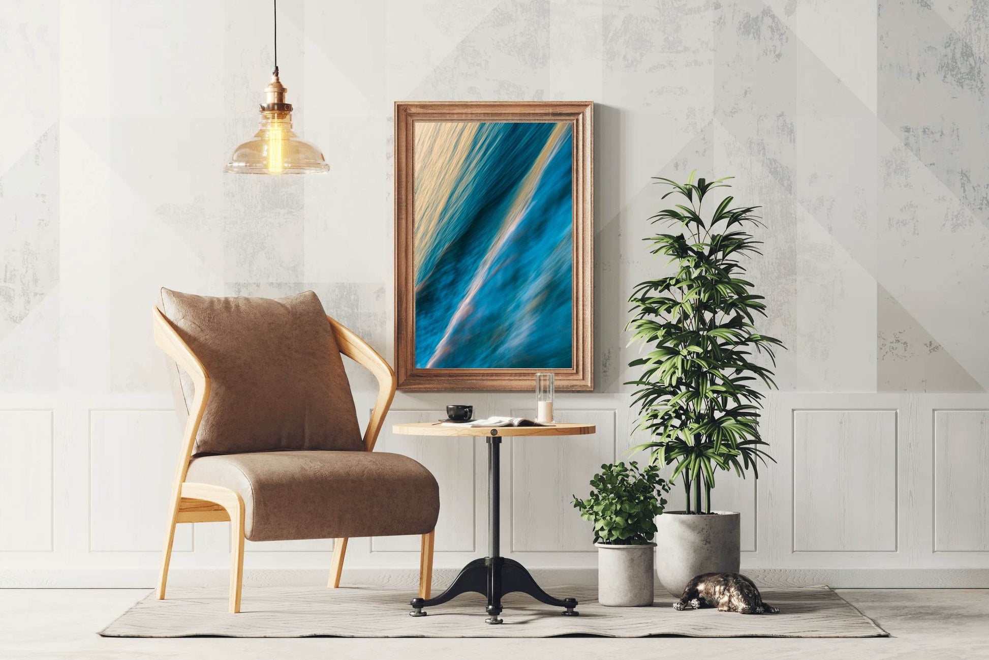 Sea Waves Abstract Wall Art - beink online art store