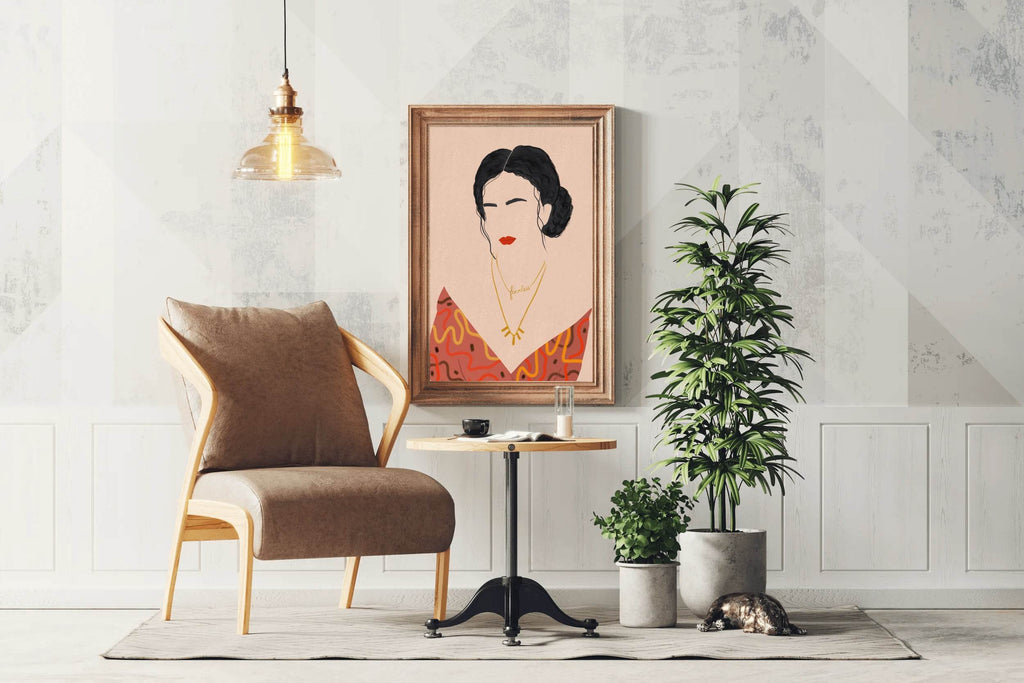 Painting A Woman Without A Face Wall Art - beink online art store