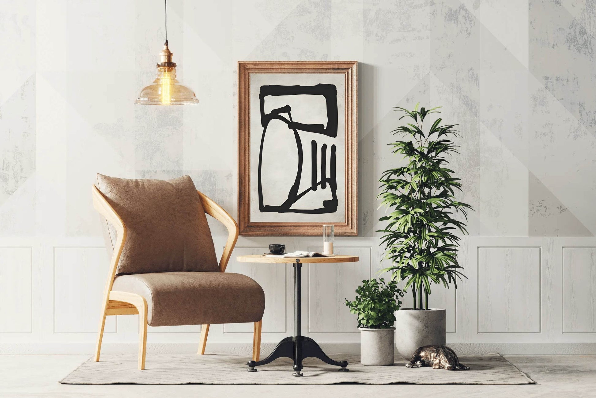Geometric Glimpse Modern Wall Art - beink online art store