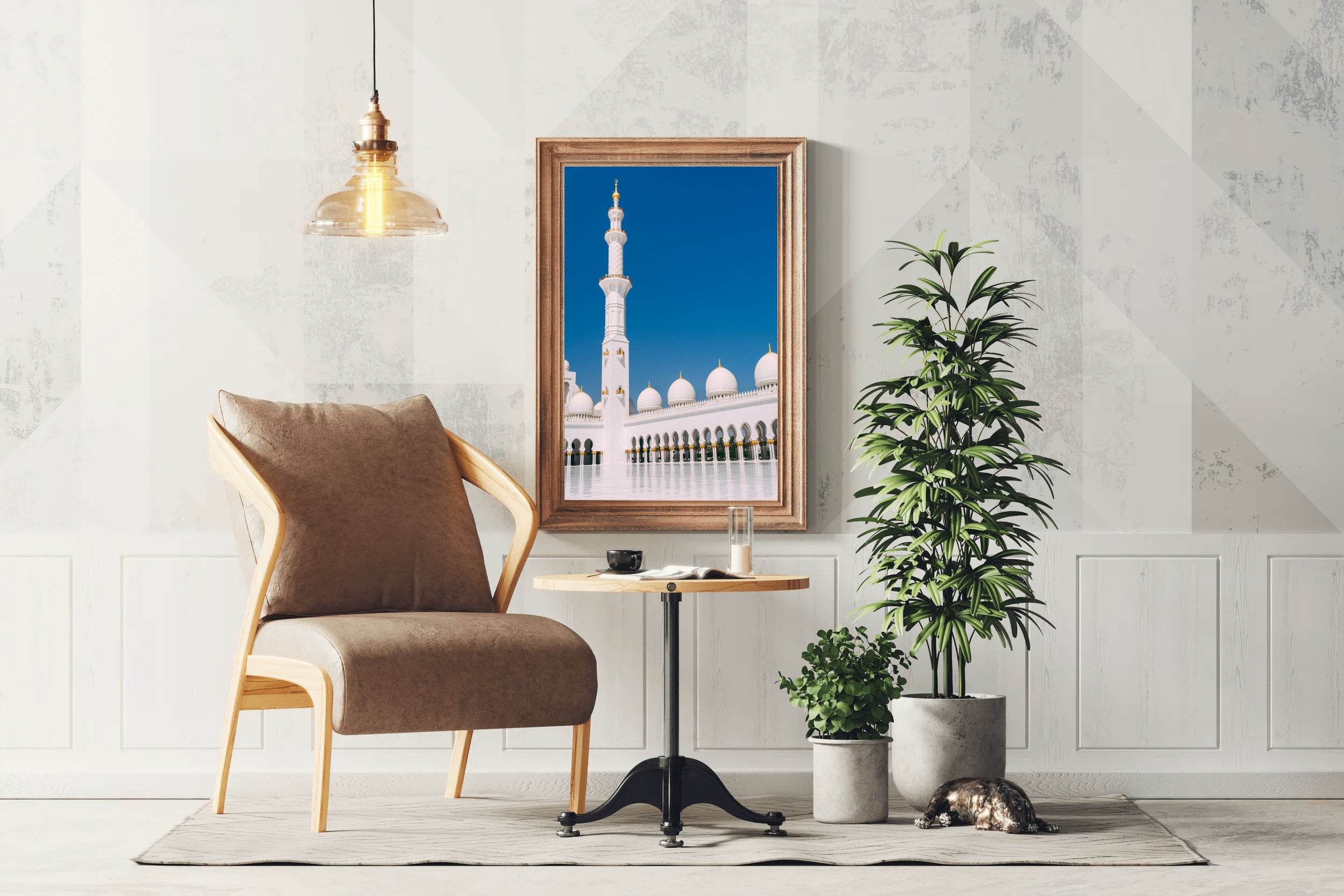 White Dome Against Blue Sky Wall Art - beink online art store