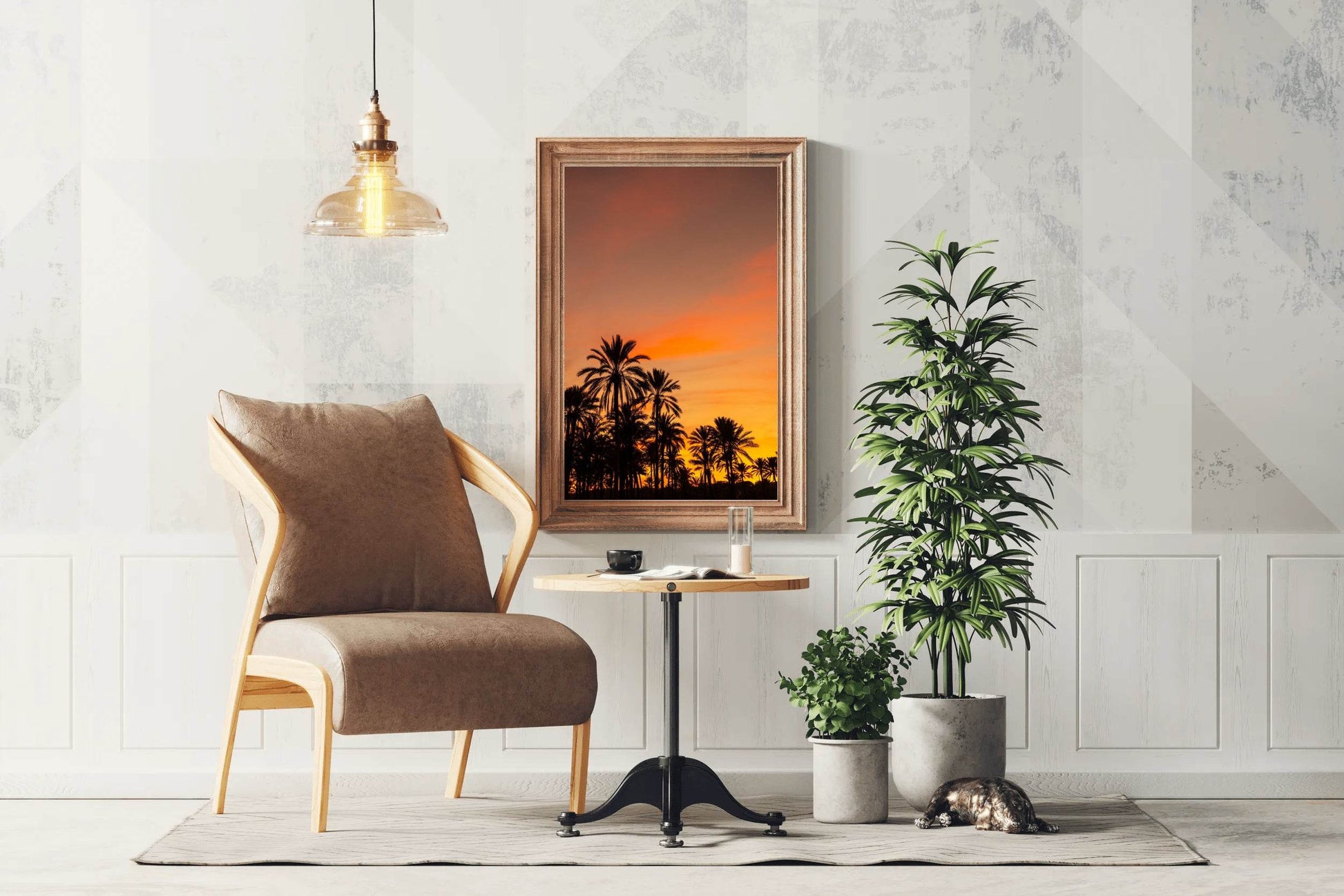 A Golden Sunset Wall Art - beink online art store