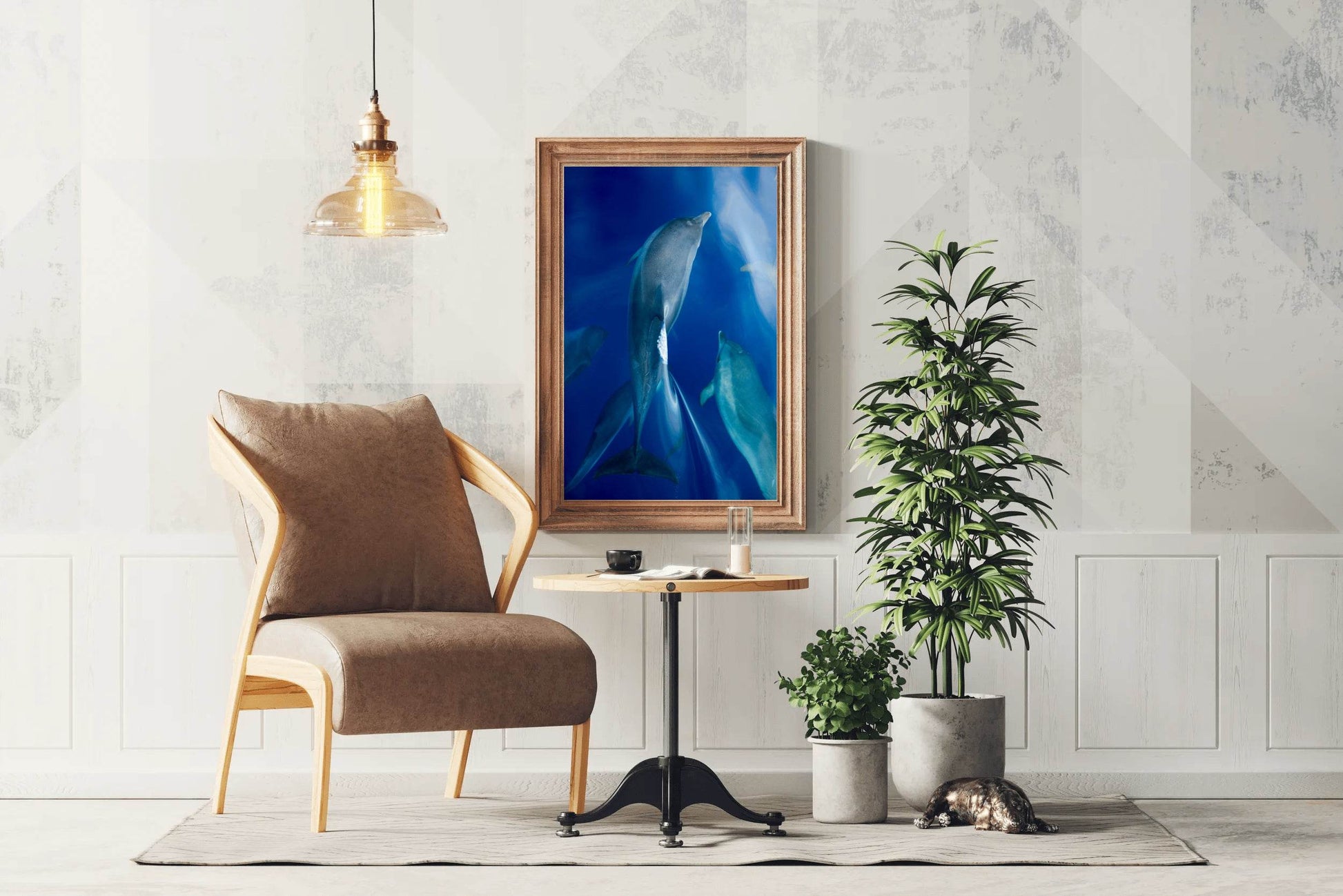 Common Bottlenose Dolphin Wall Art - beink online art store