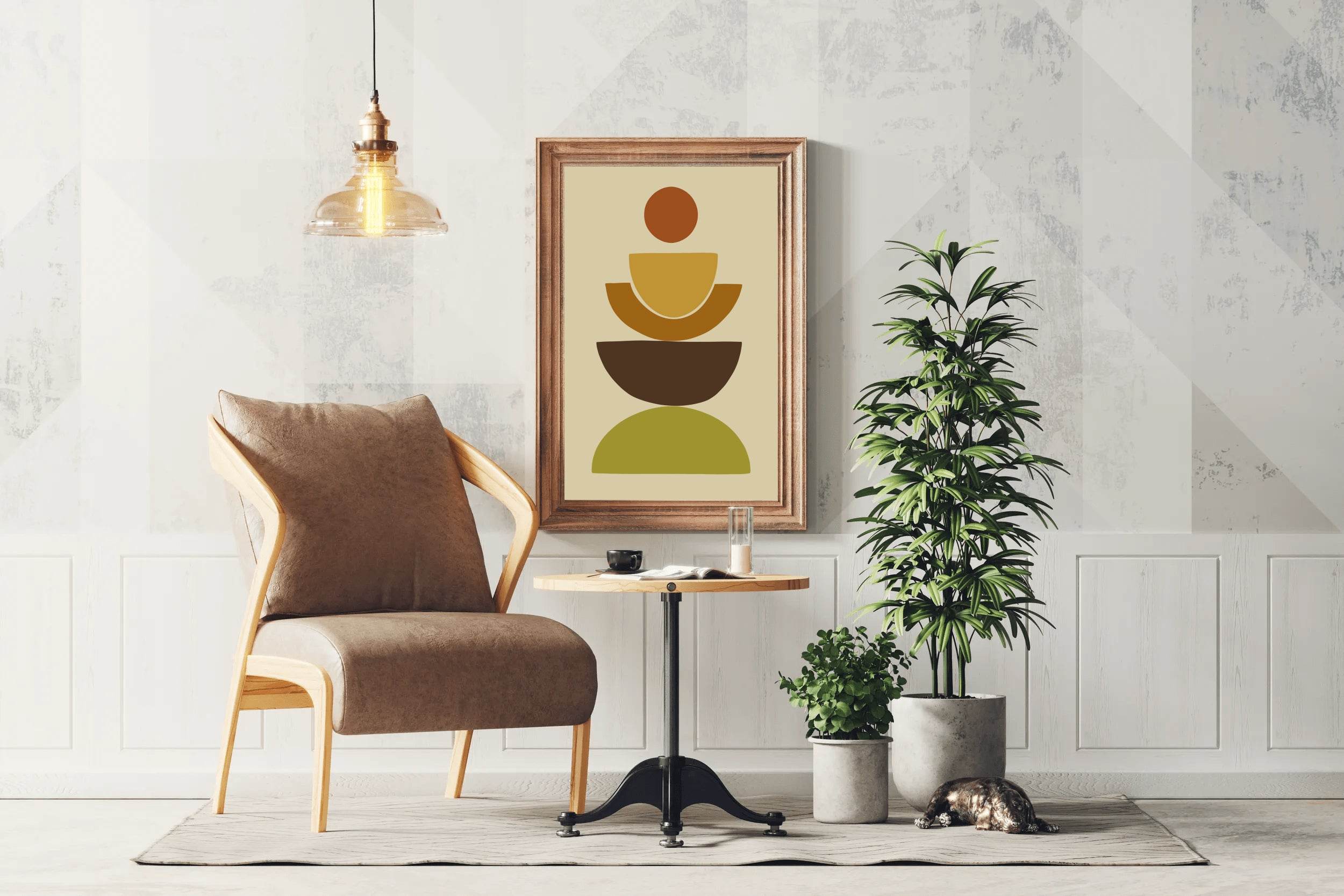Ivory Vase Wall Art - beink online art store