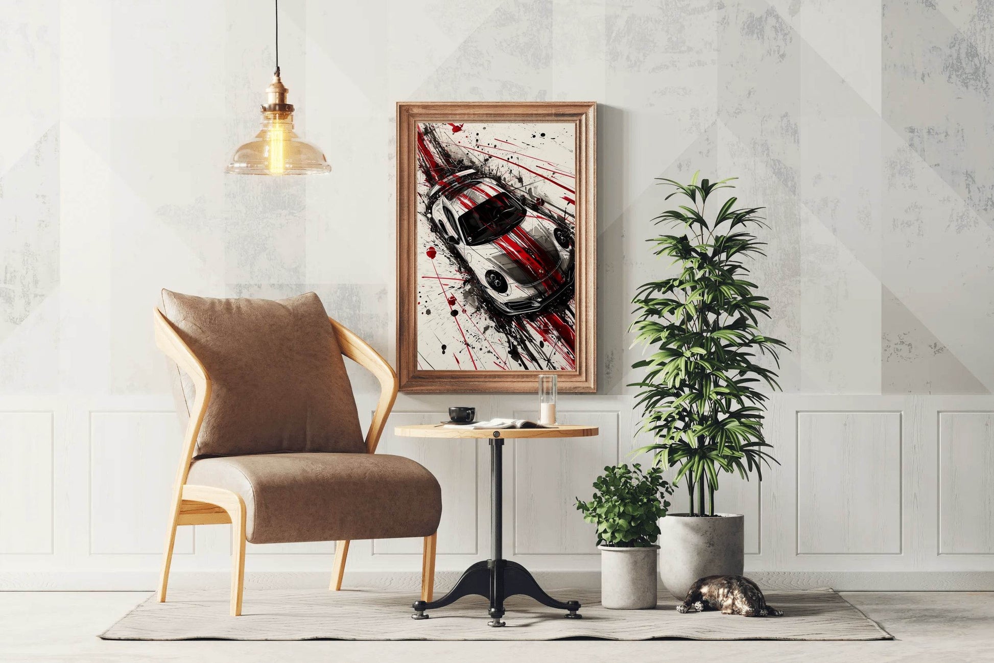 Porsche 911 Hyper-Real Wall Art - beink online art store