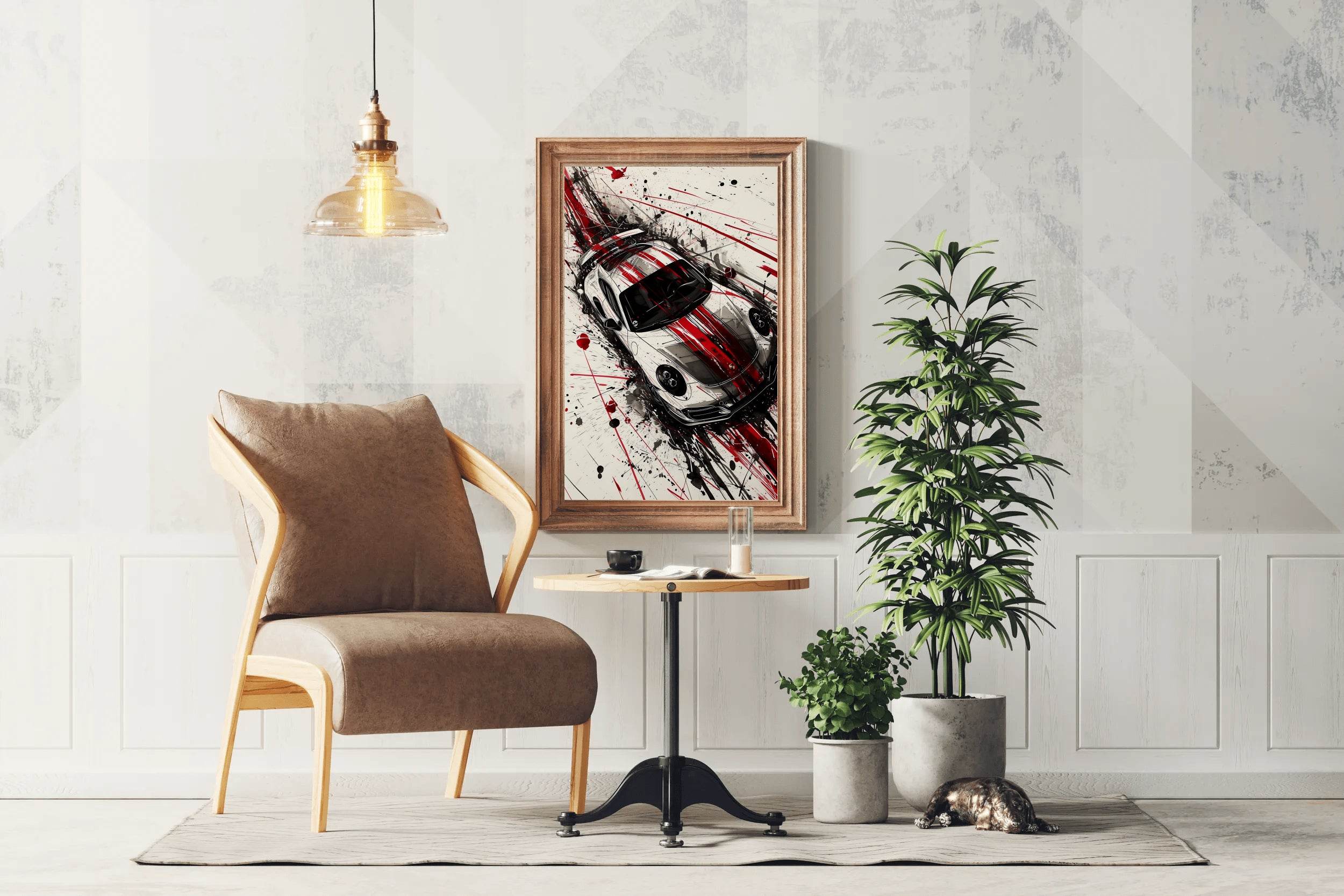 Porsche 911 Hyper-Real Wall Art - beink online art store