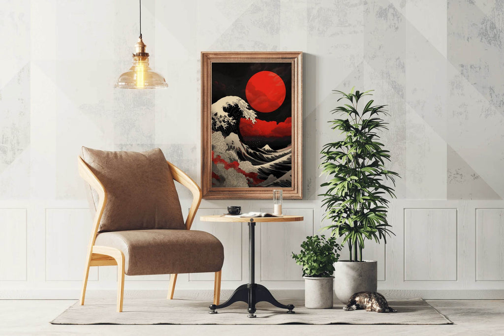The Great Wave Off Kanagawa Wall Art - beink online art store