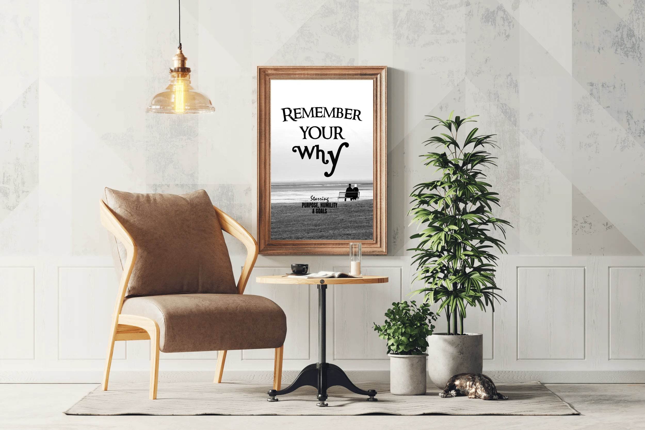 Remember You Why Motivational Wall Art - beink online art store