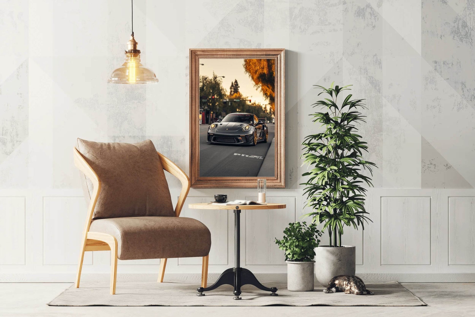 Porsche 718 Cayman Wall Art - beink online art store