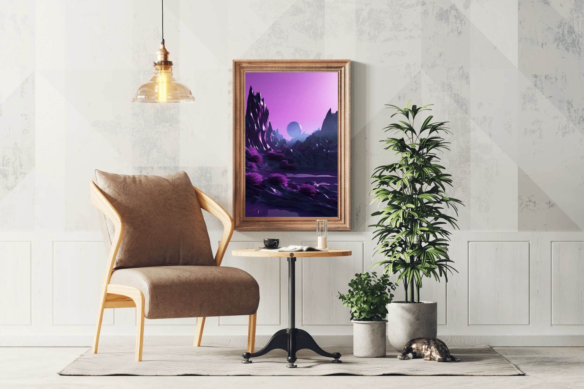 Galaxy Planets Digital Wall Art - beink online art store