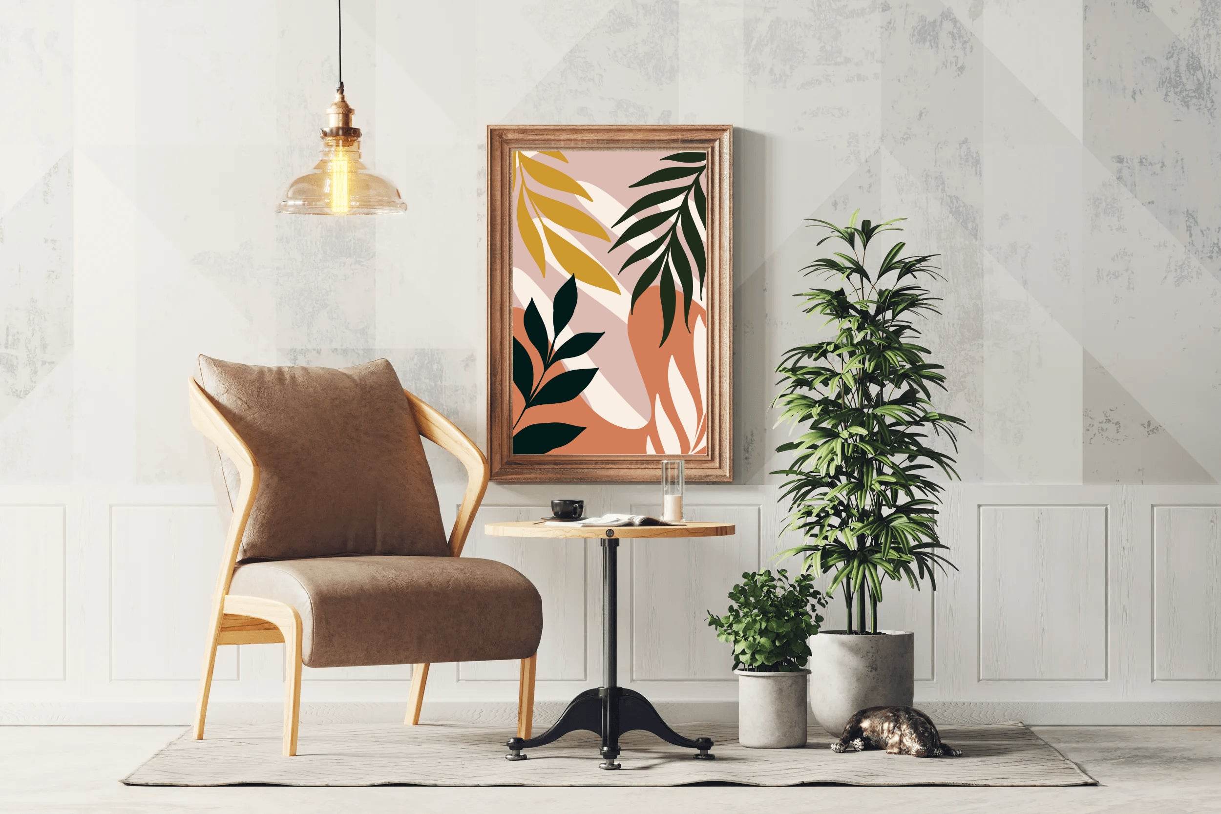 Leaves of Tropical Plants Wall Art - beink online art store