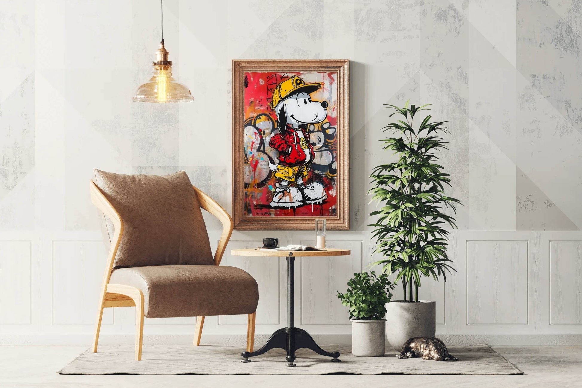 Hip Hop Snoopy Street Wall Art - beink online art store