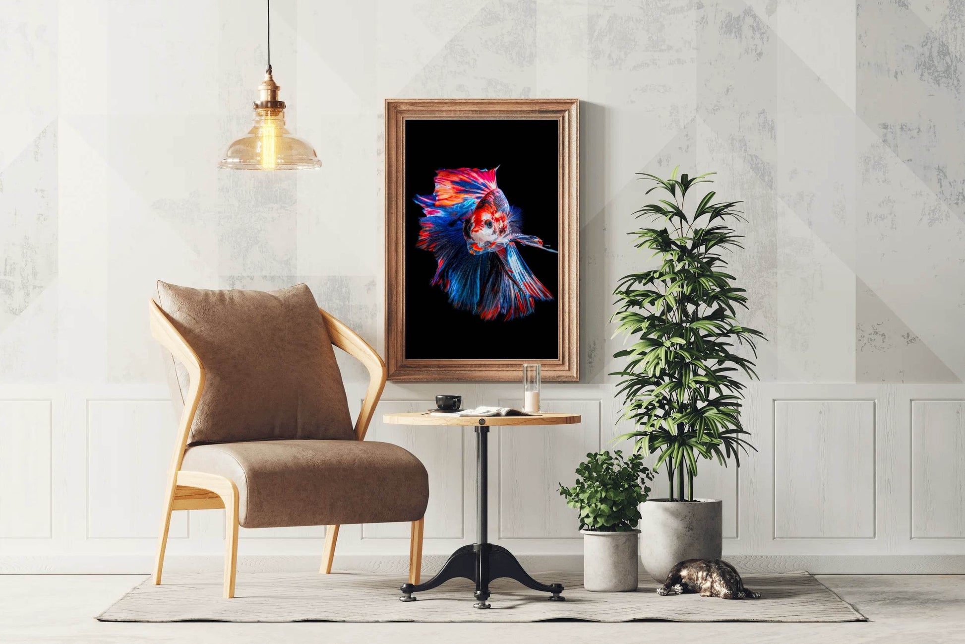 Siamese Fighting Fish Wall Art - beink online art store