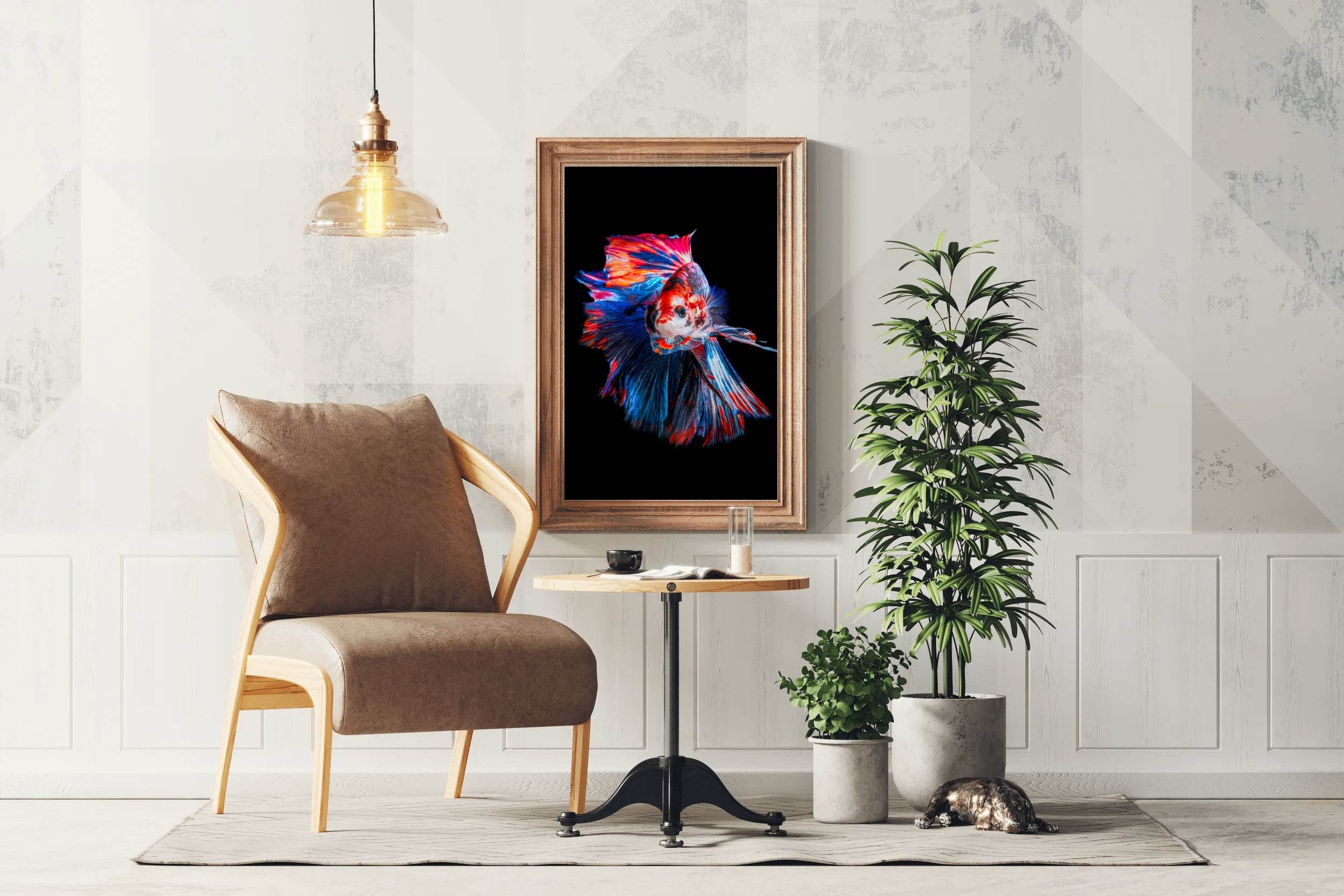 Siamese Fighting Fish Wall Art - beink online art store