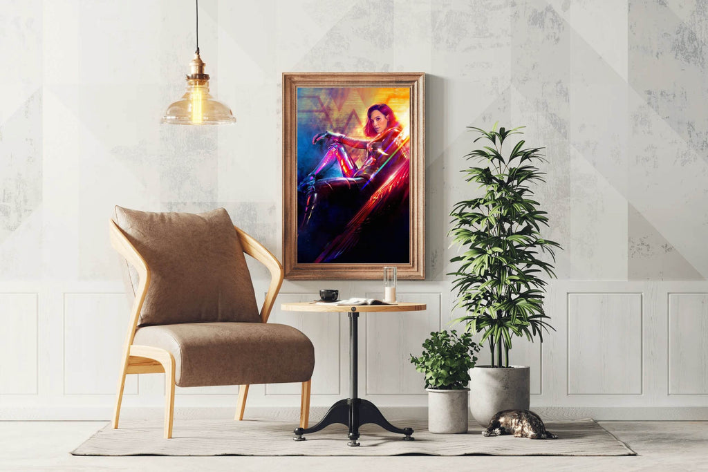 Wonder Woman 1984 with Shiny theme Wall Art - beink online art store