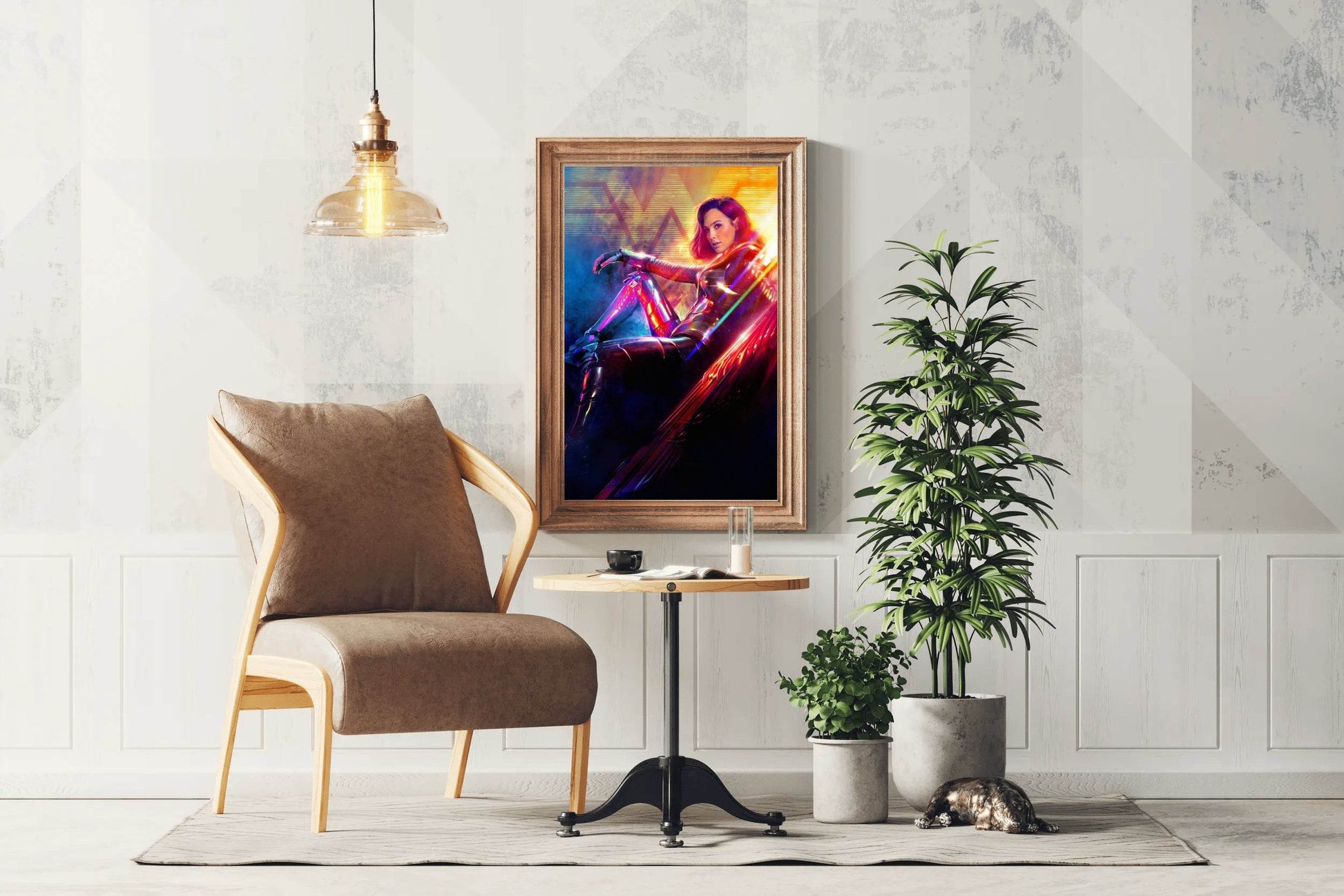 Wonder Woman 1984 with Shiny theme Wall Art - beink online art store