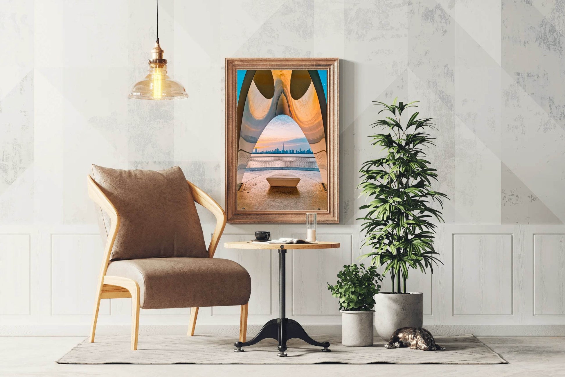 A City Across the Ocean Wall Art - beink online art store